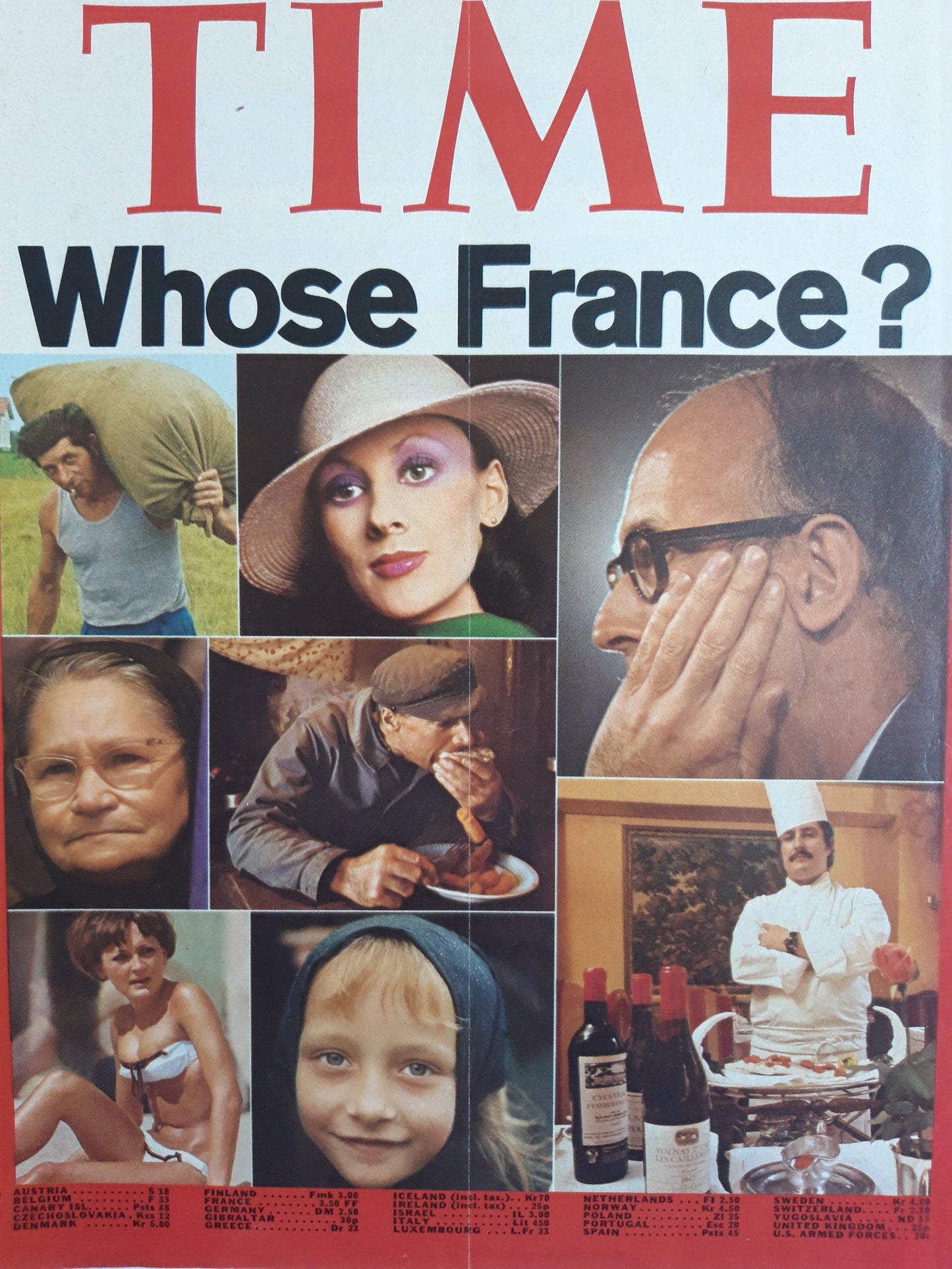 Time magazine Whose France? 03.06.1974 Juni 1974