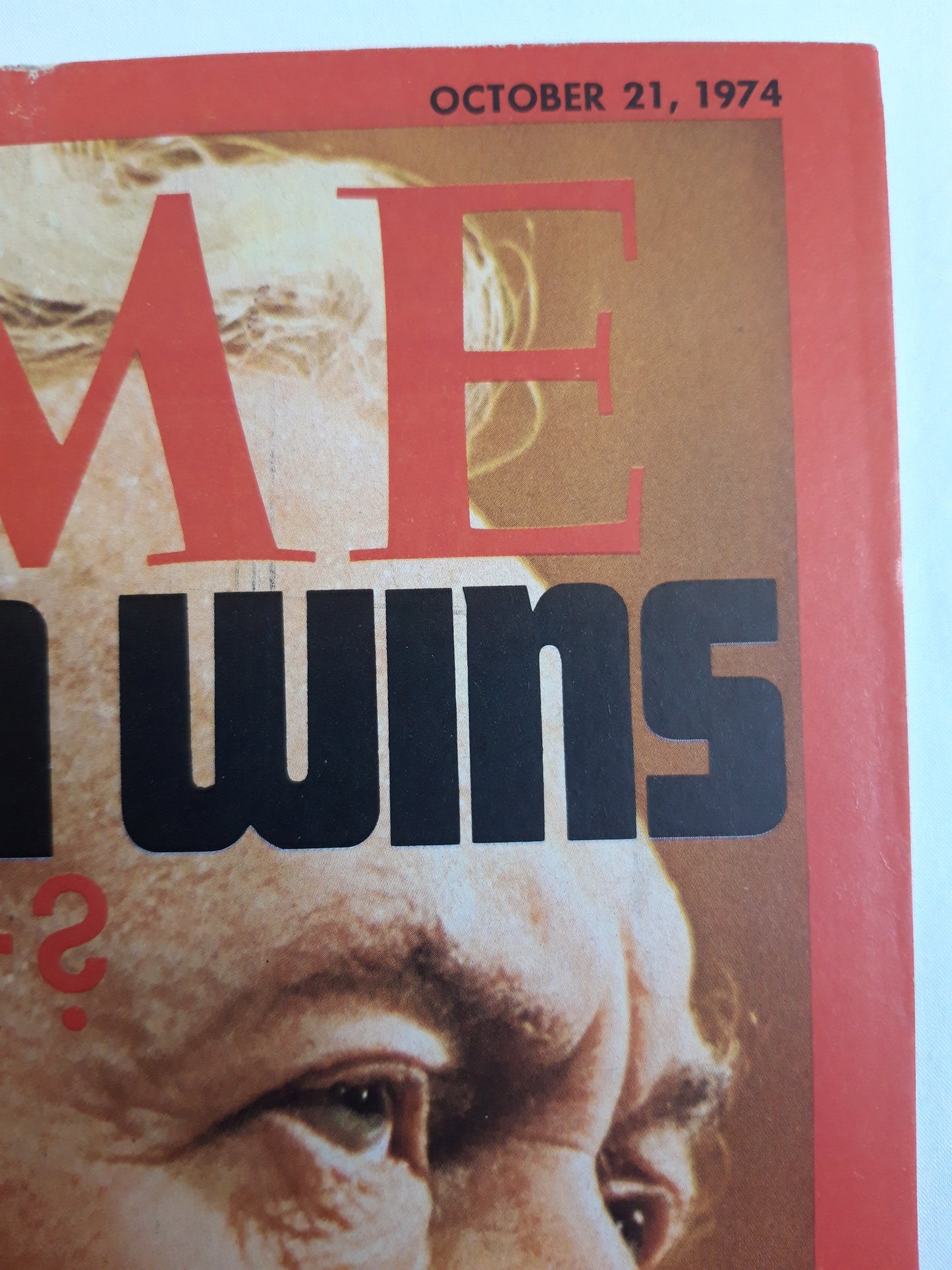 Time magazine Prime Minister Harold Wilson wins Now What? 21.10.1974 Oktober 1974