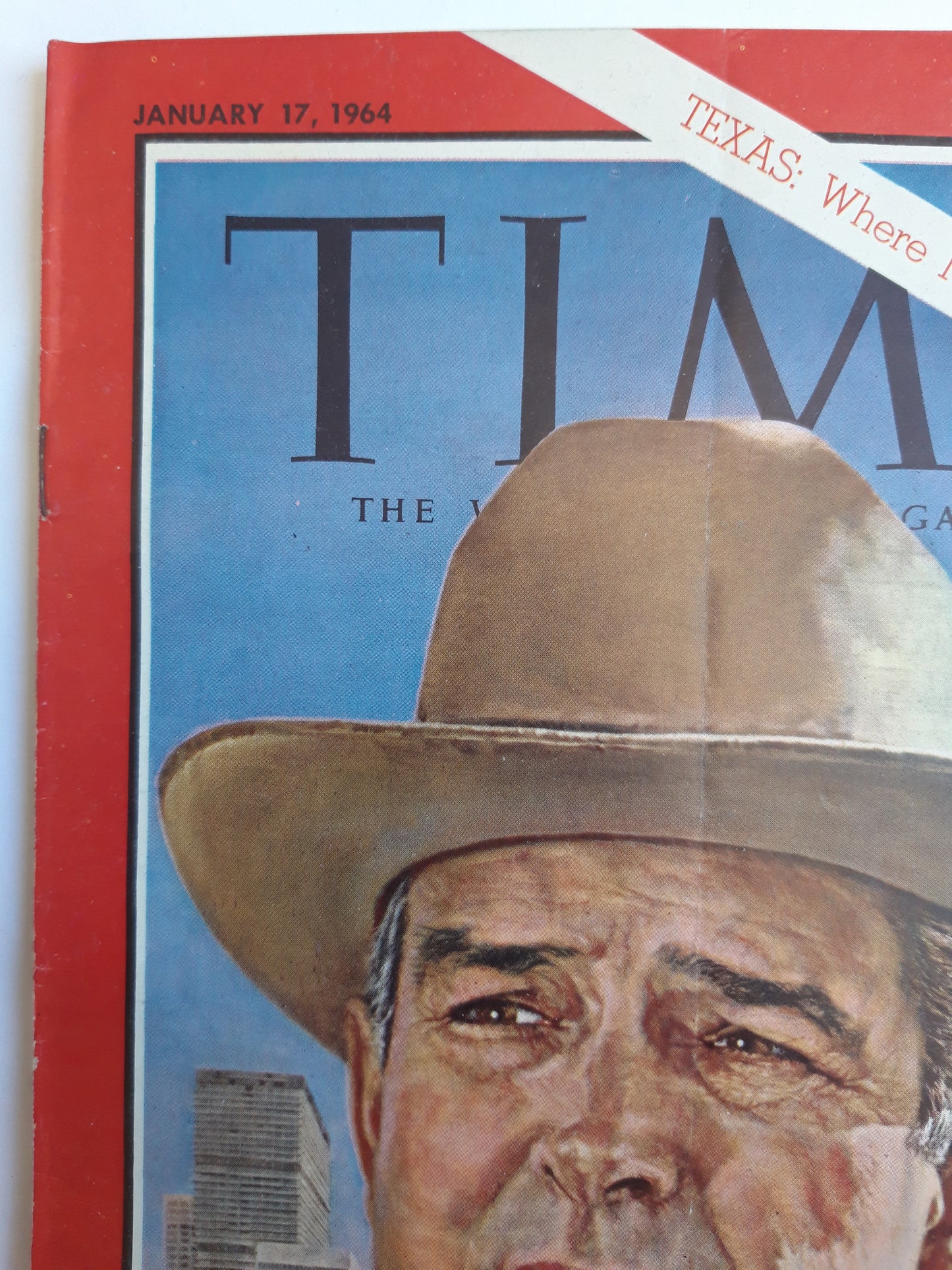 Time magazine Governor of Texas John Connally Where Myth & Reality Merge 17.01.1964 Januar 1964 Asia edition