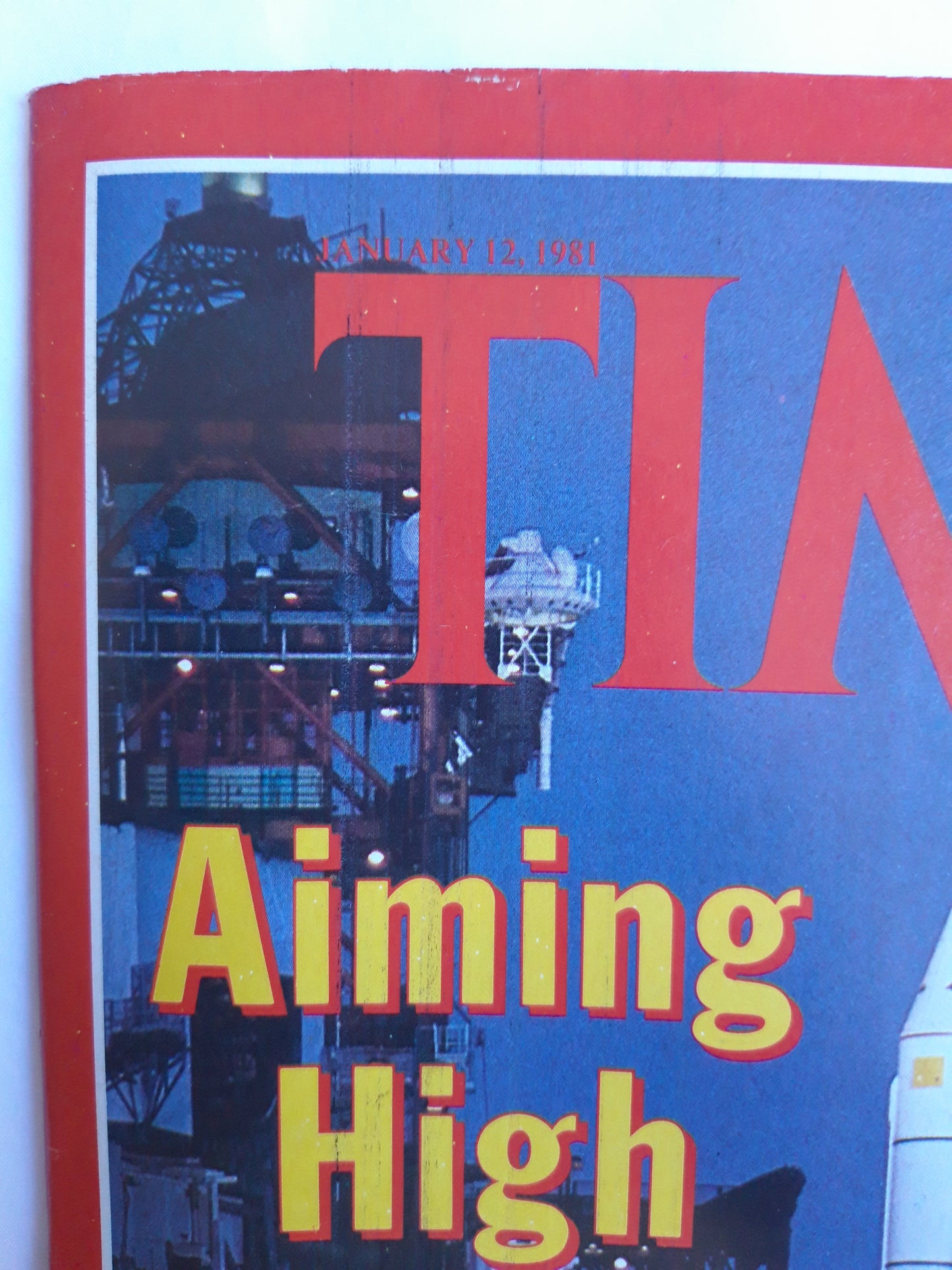 Time magazine Aiming High In ´81 Space Shuttle Columbia Louise Nevelson Sculpture`s Queen Bee 12.01.1981 Januar 1981 No.2