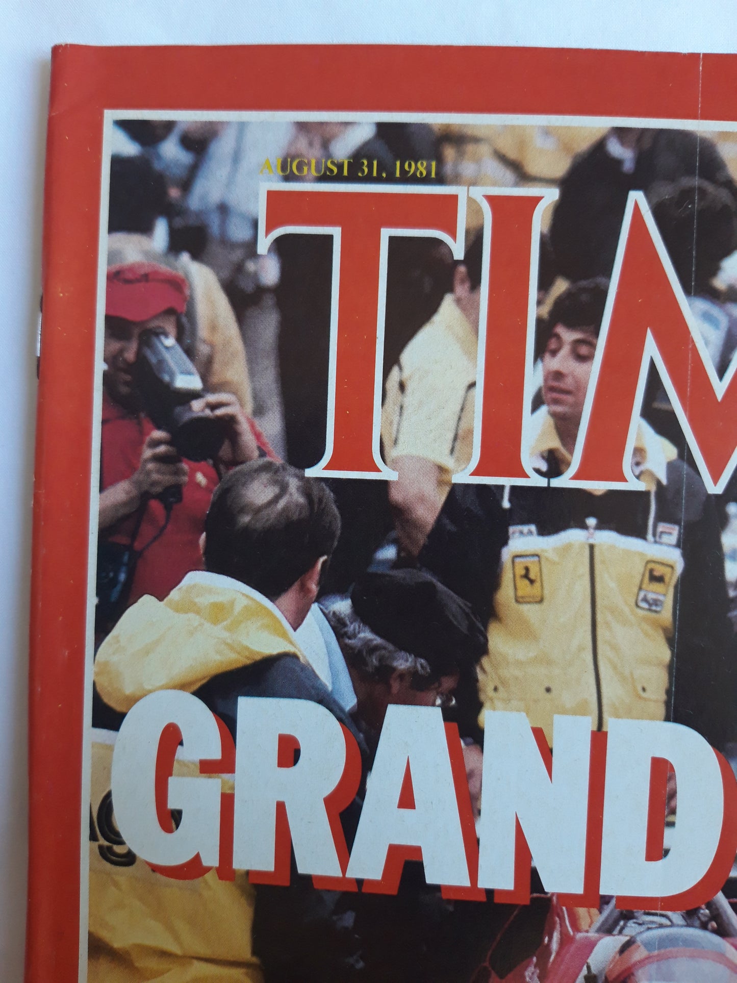 Time magazine Grand Prix Shootout over the Mediterranean 31.08.1981 August 1981 No.35