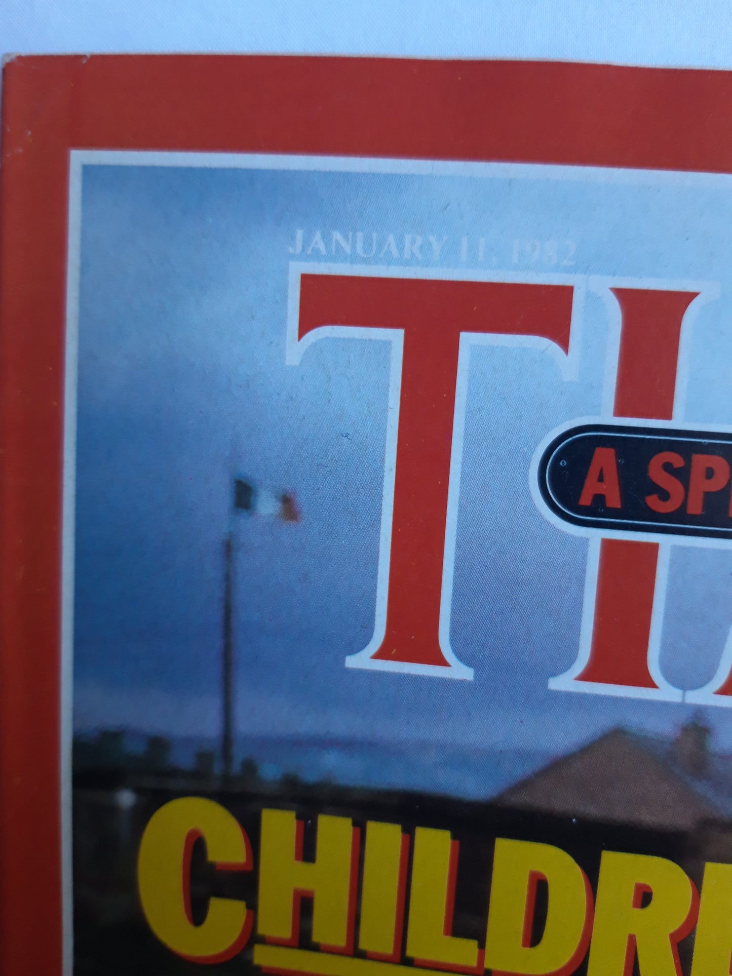 Time magazine Children of War Out of the Horror, Amazing Strenght Special Report 11.01.1982 Januar 1982