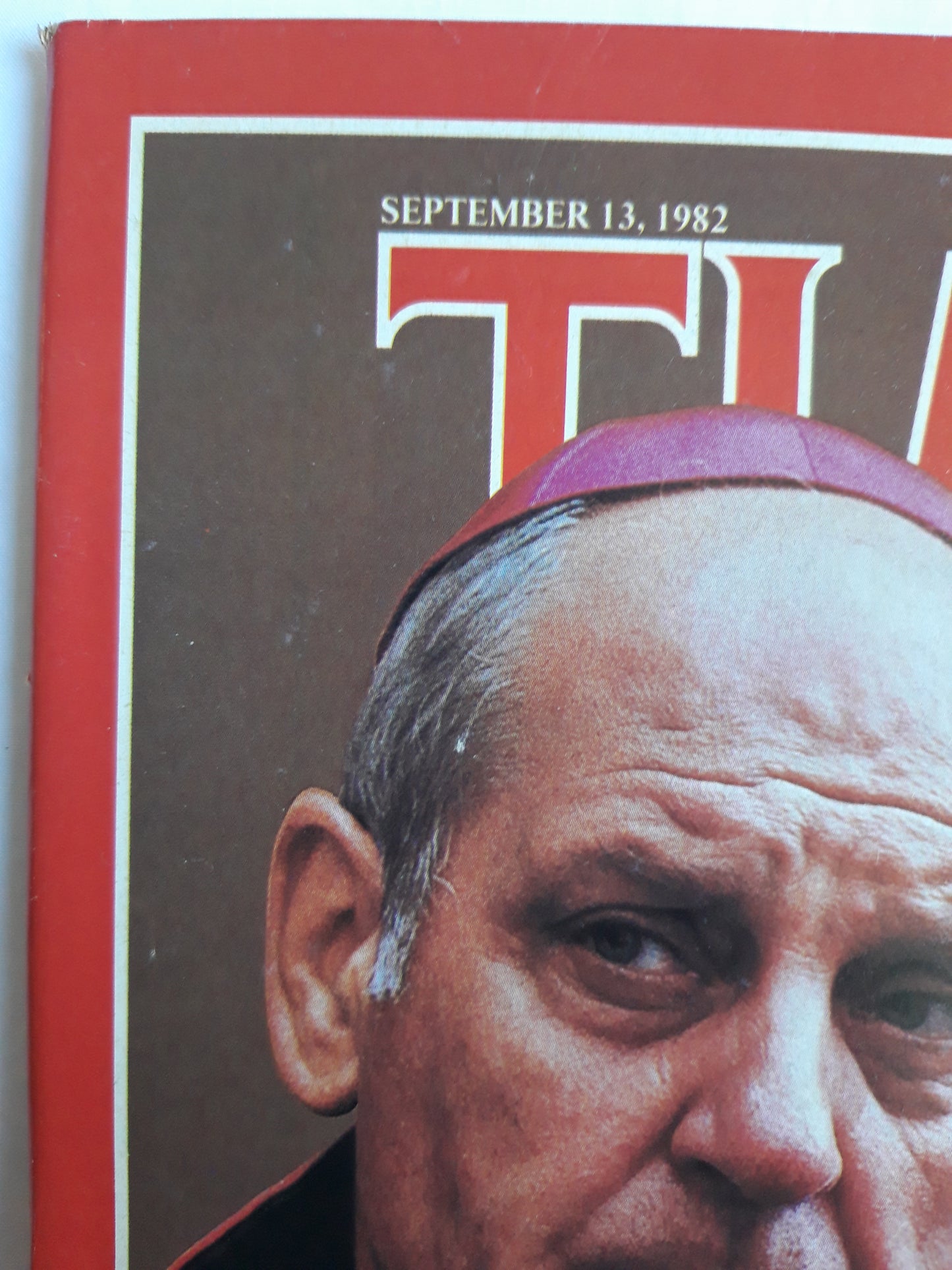Time magazine The Great Vatican Bank Mystery Archbishop Paul Marcinkus Ronald Reagan´s Fresh Strart 13.09.1982 September 1982 No.37