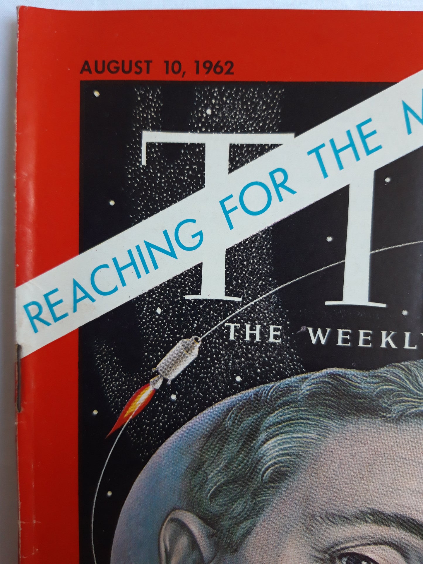 Time magazine Space Planner D. Brainerd Holmes Reaching for the Moon 10.08.1962 August 1962