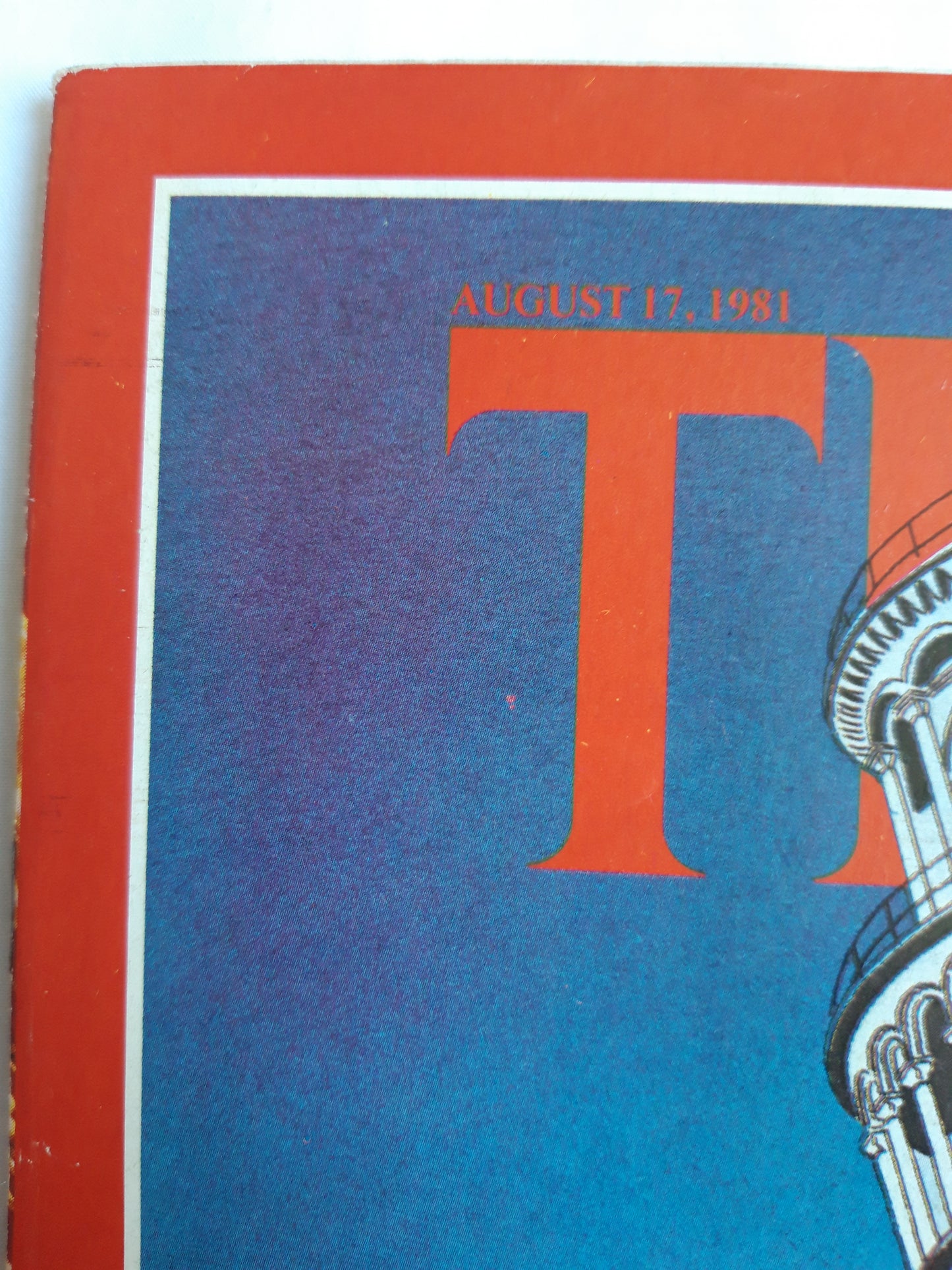 Time magazine Why Italy Works The U.S. Air War Ronald Reagan 17.08.1981 August 1981 No.33