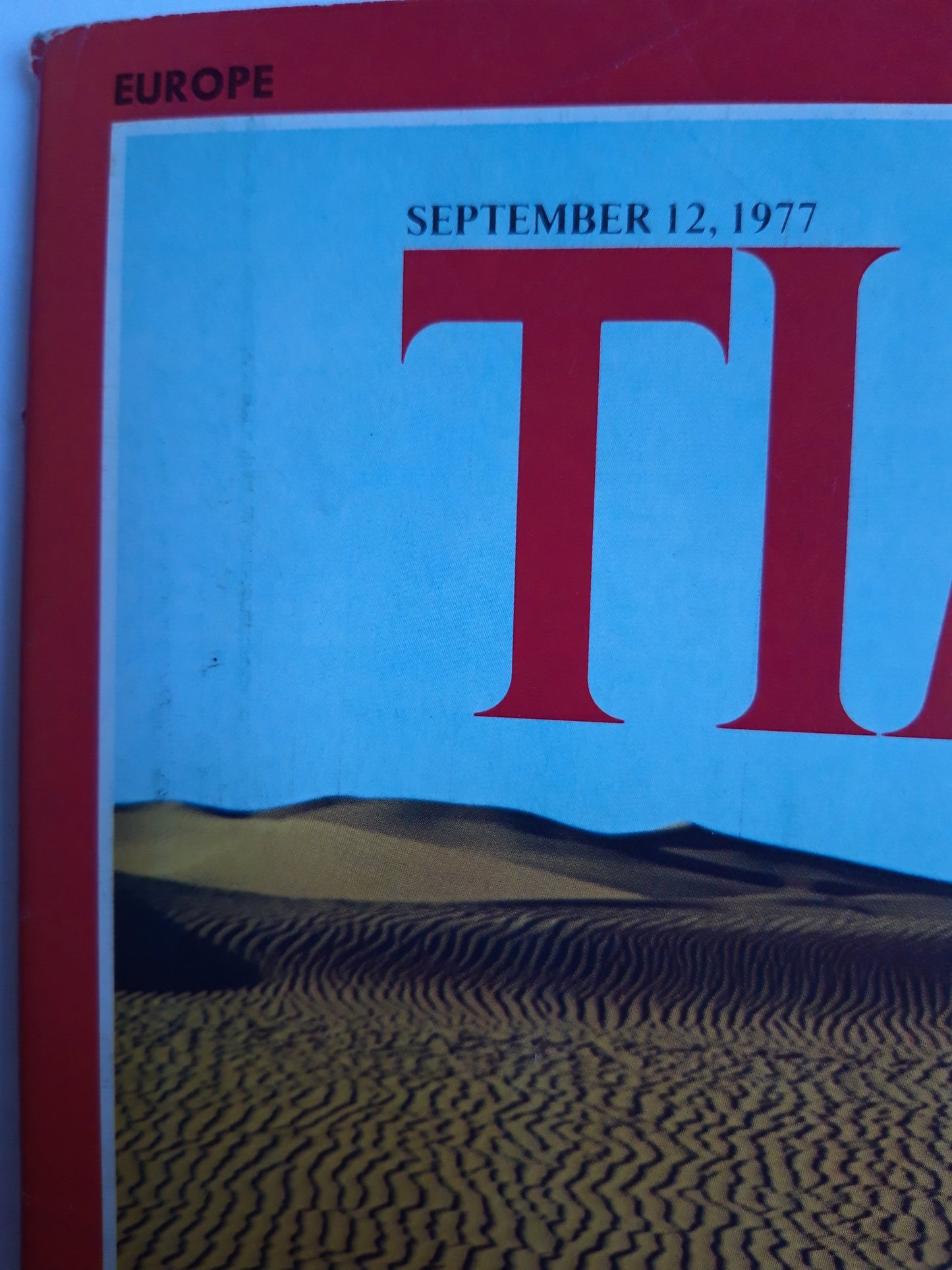 Time magazine Nature´s Revenge The Creeping Deserts 12.09.1977 September 1977