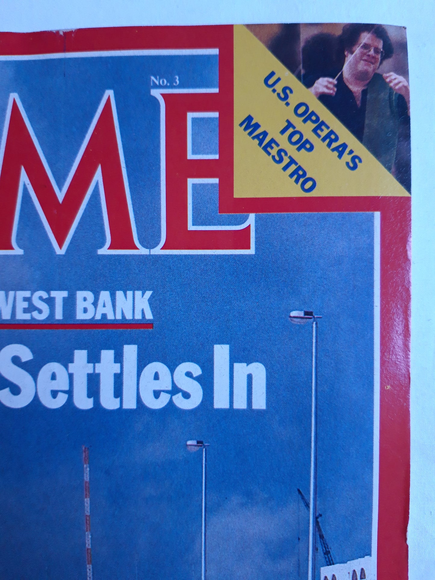 Time magazine The Westtt Bank Israel Settles In U.S. Opera`s Top Maestro James Levine No.3 17.01.1983 Januar 1983
