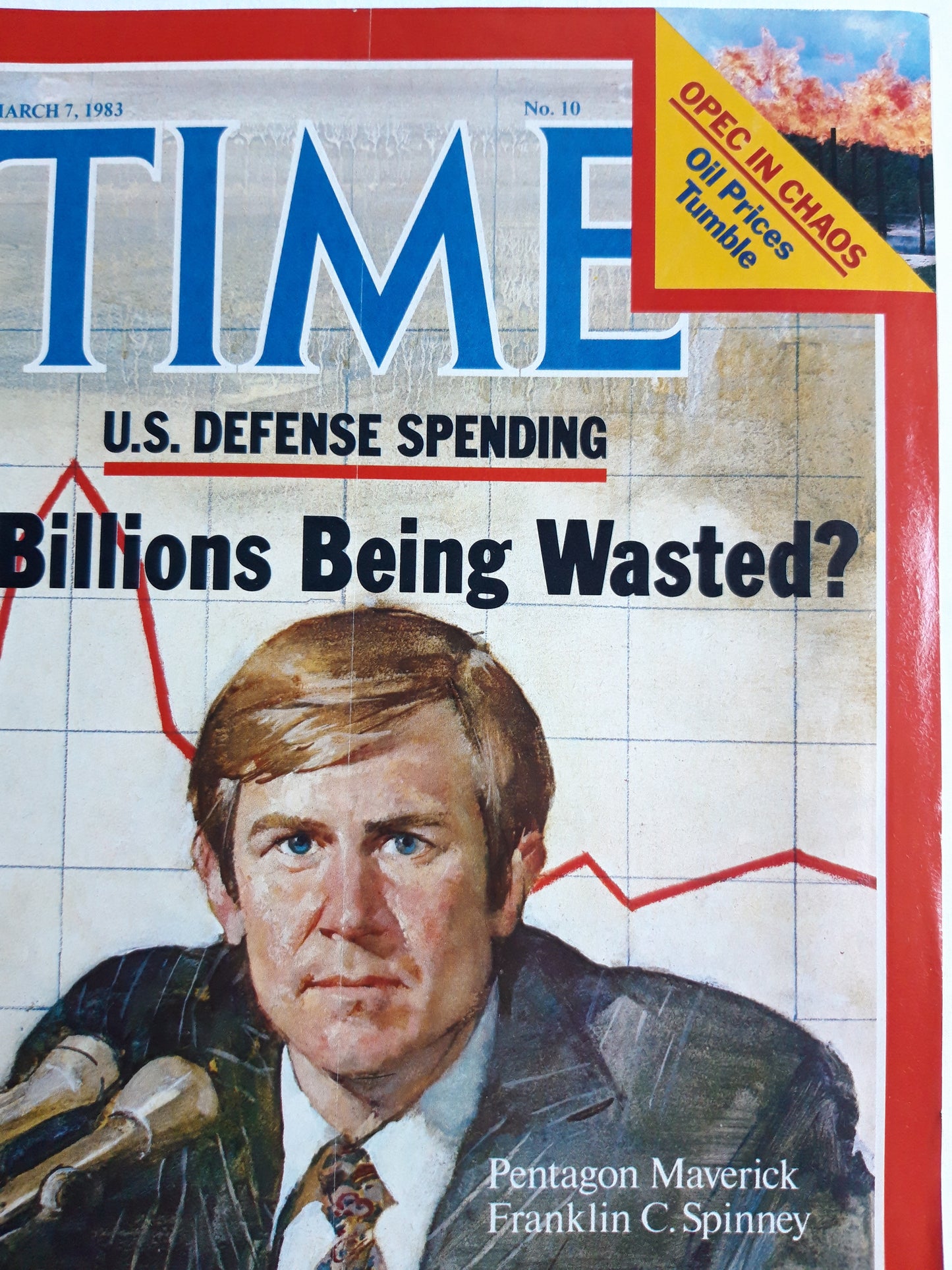 Time magazine Pentagon Maverick Franklin C. Spinney U.S. Defense Spending Are Billions Being Wasted? 07.03.1983 März 1983 No.10