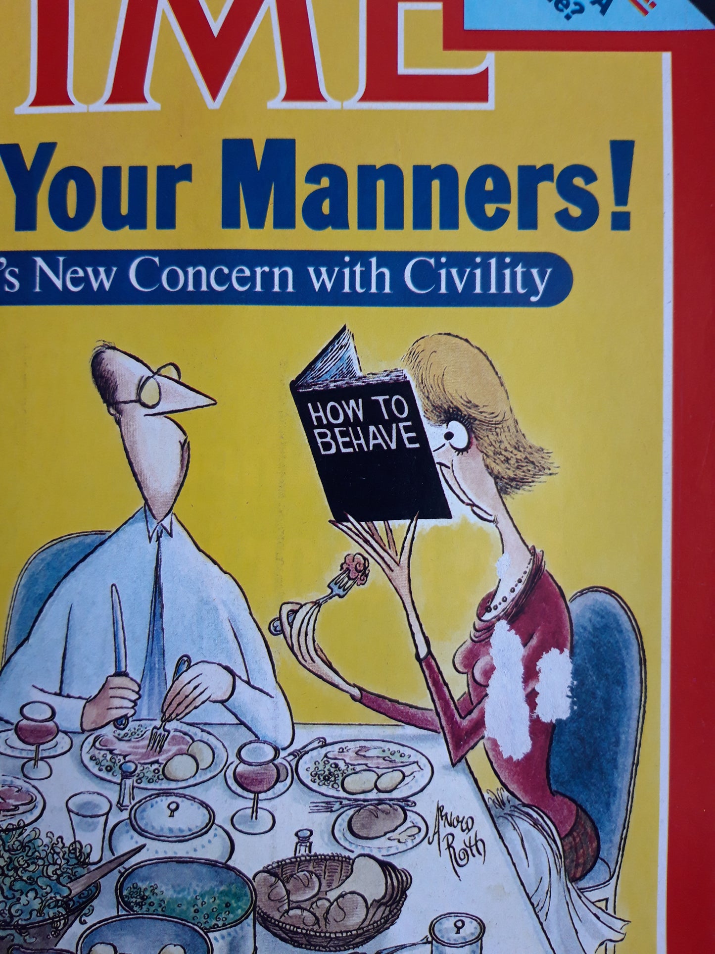 Time magazine Mind Your Manners! America`s New Concern with Civility How to benave Election U.S.A. 05.11.1984 November 1984