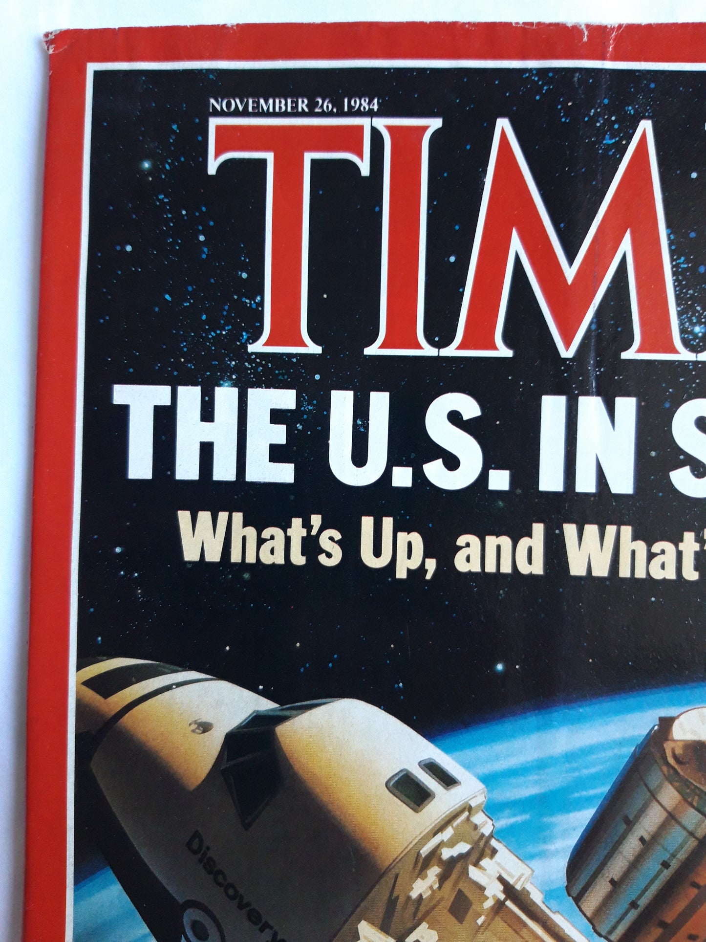 Time magazine The U.S. in Space What´s Up, and What`s Ahead Ethiopia´s Agony 26.11.1984 November 1984 No.48