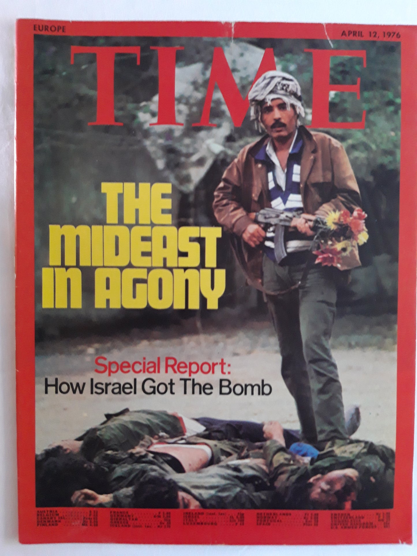 Time magazine The Mideast in Agony How Israel Got The Bomb 12.04.1976 April 1976