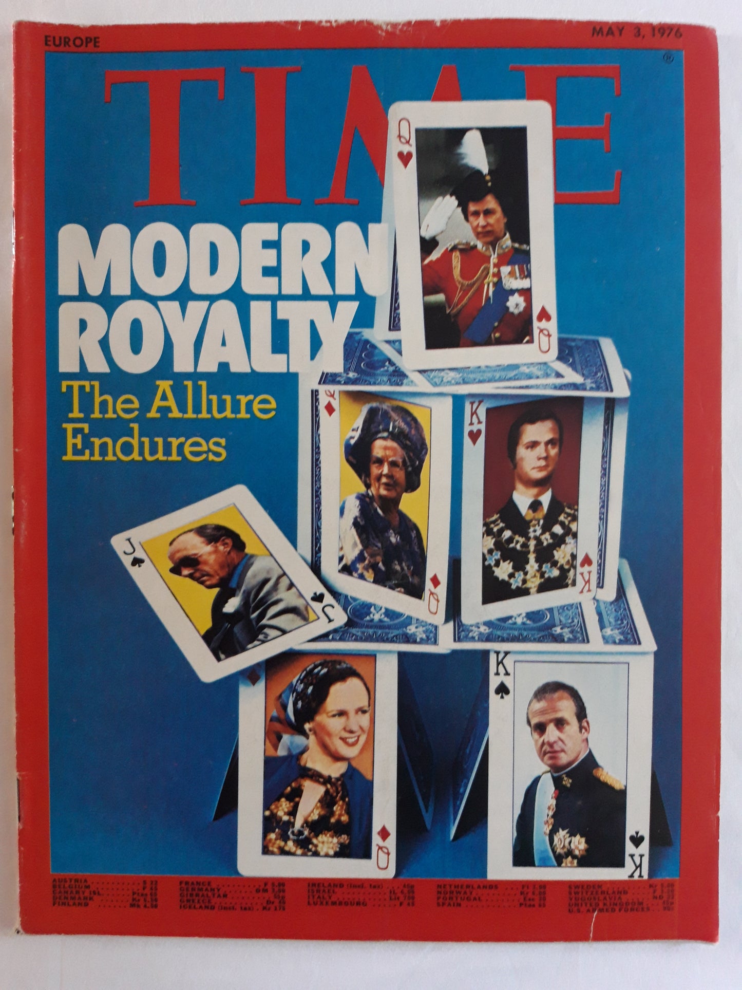 Time magazine Modern Royalty The Allure Endures 03.05.1976 Mai 1976