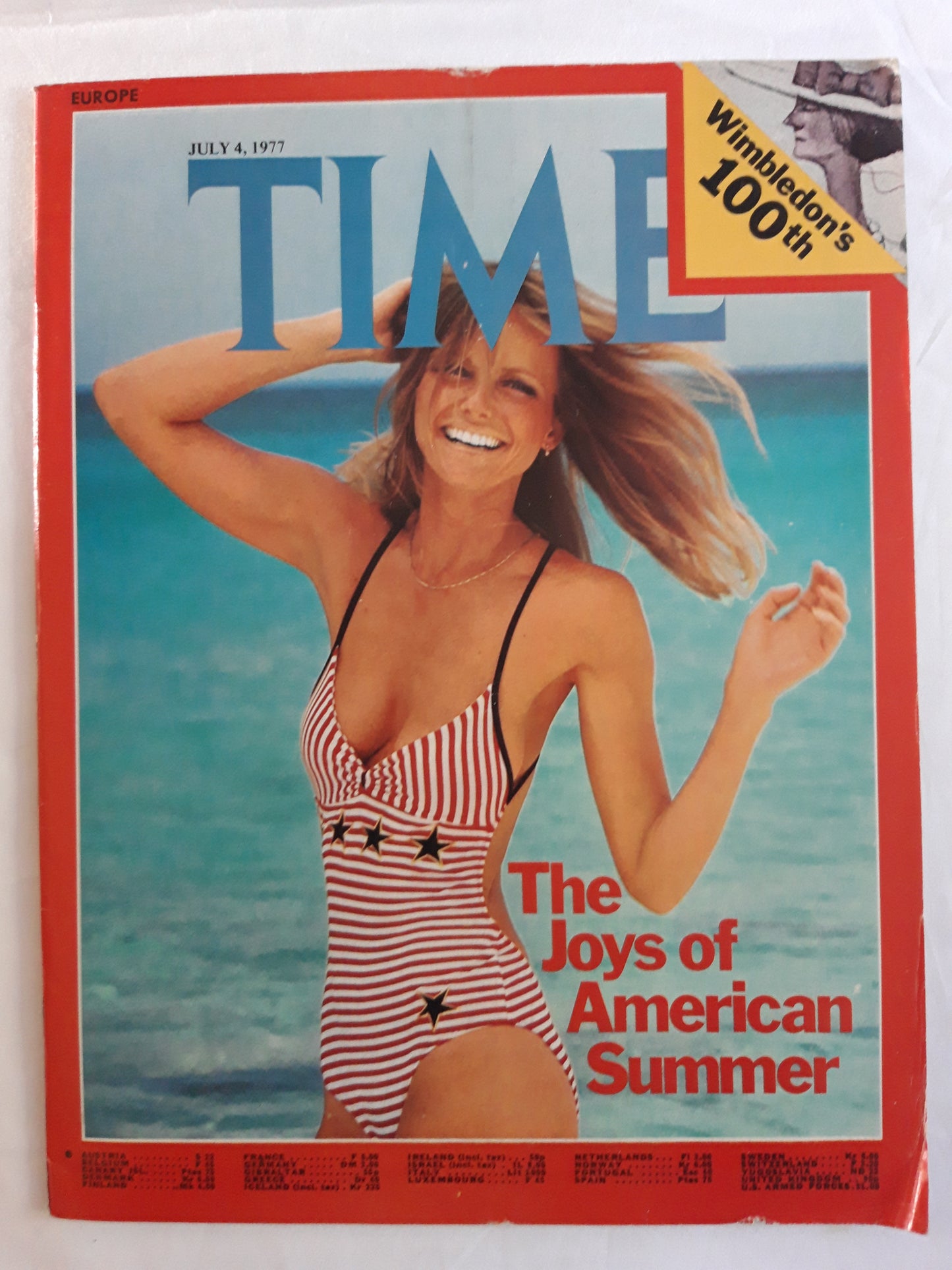 Time magazine The Joys of American Summer Wimbledon`s 100th 04.07.1977 Juli 1977