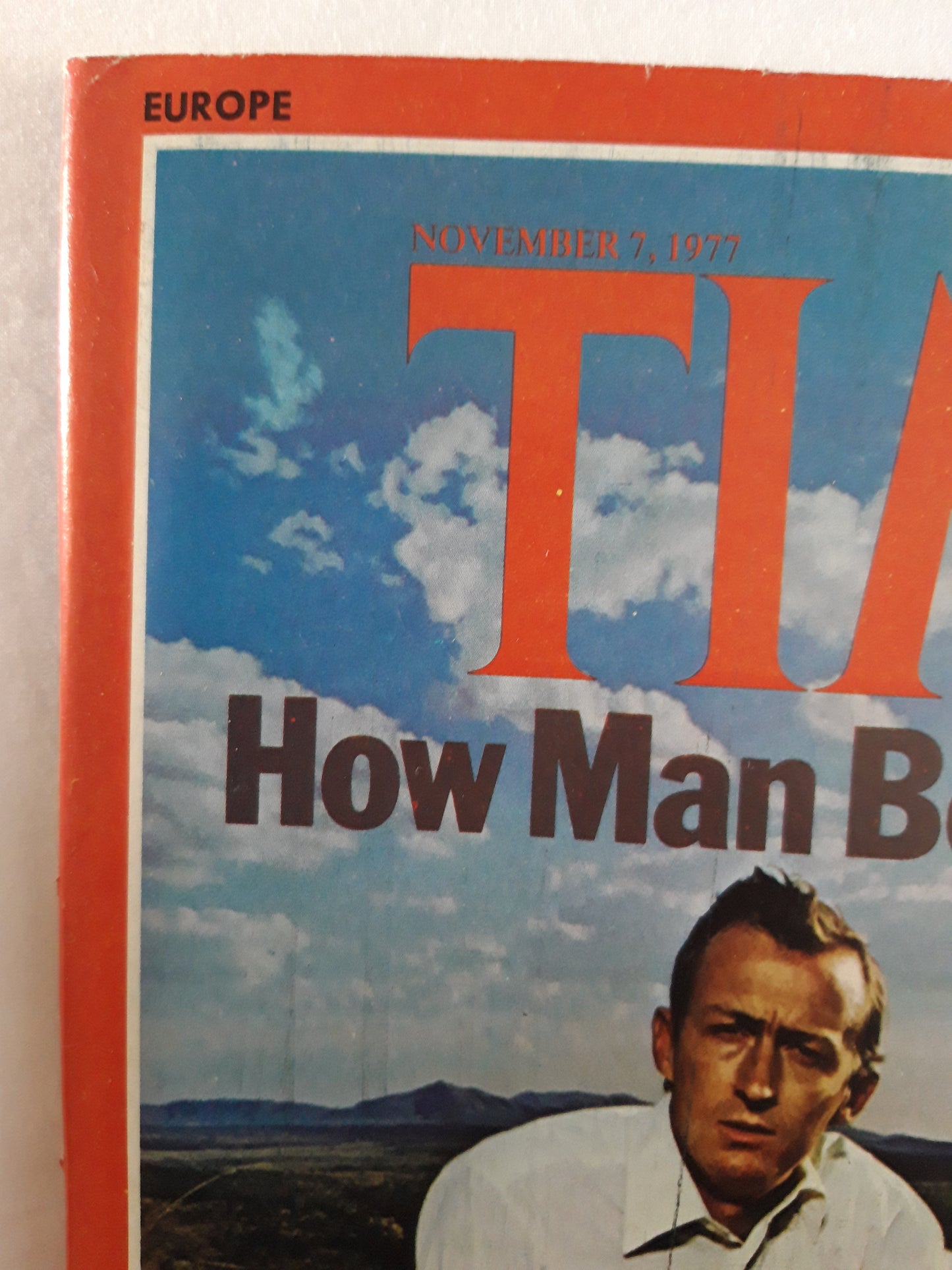 Time magazine How Man Became Man Anthropologist Richard Leakey with Homo habilis Dazzling New Movie 07.11.1977 November 1977
