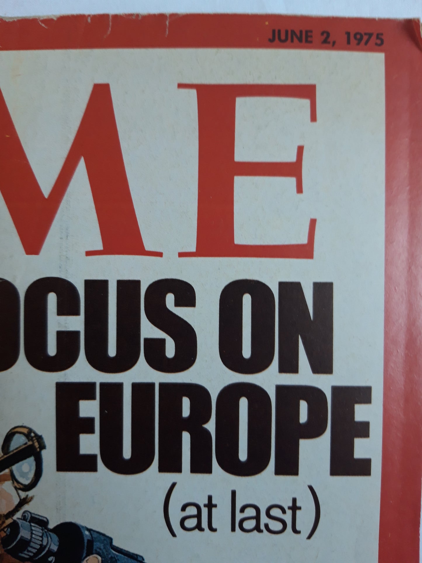 Time magazine Focus on Europe (at last) Time Panel: The Alliance 02.06.1975 Juni 1975