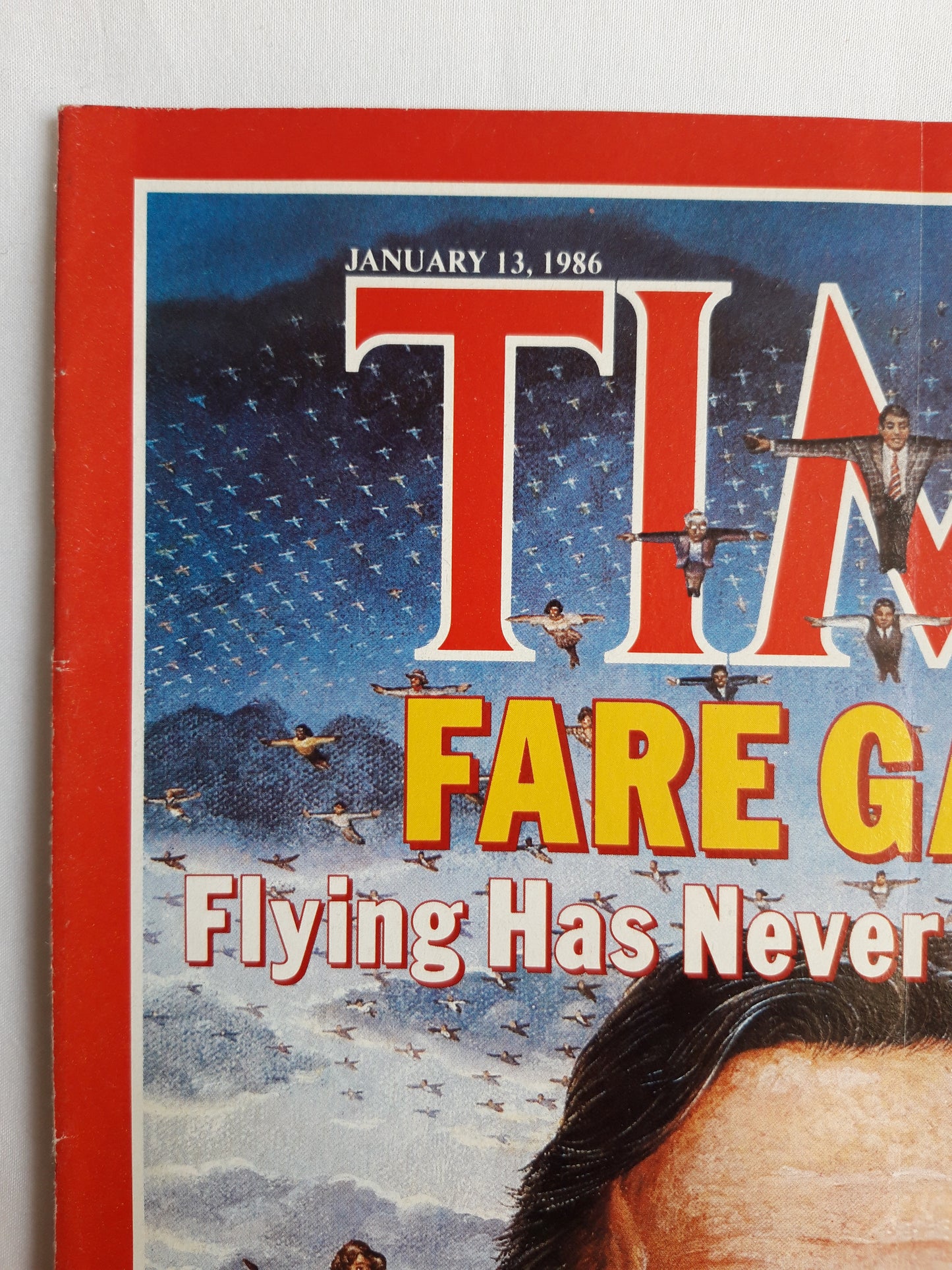 Time magazine Fare Games Flying Has Never Been Cheaper People Express Chairman Donald Burr Terrosrism Targeting the Mass Murderers 13.01.1986 Januar 1986
