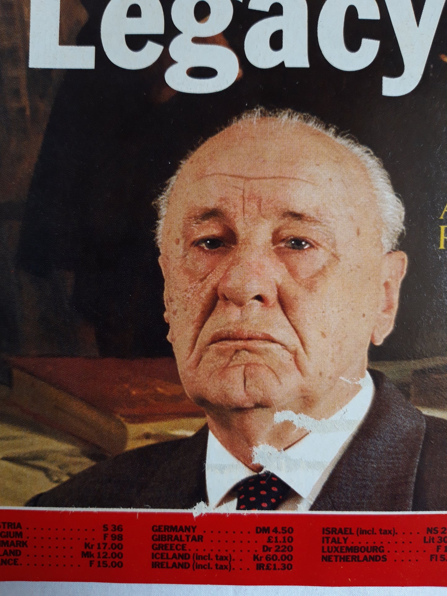 Time magazine Kadar`s Legacy An Interview with Hungary´s Political Chess Master Plumbing the Oceans´ Secrets 11.08.1986 August 1986 No.32