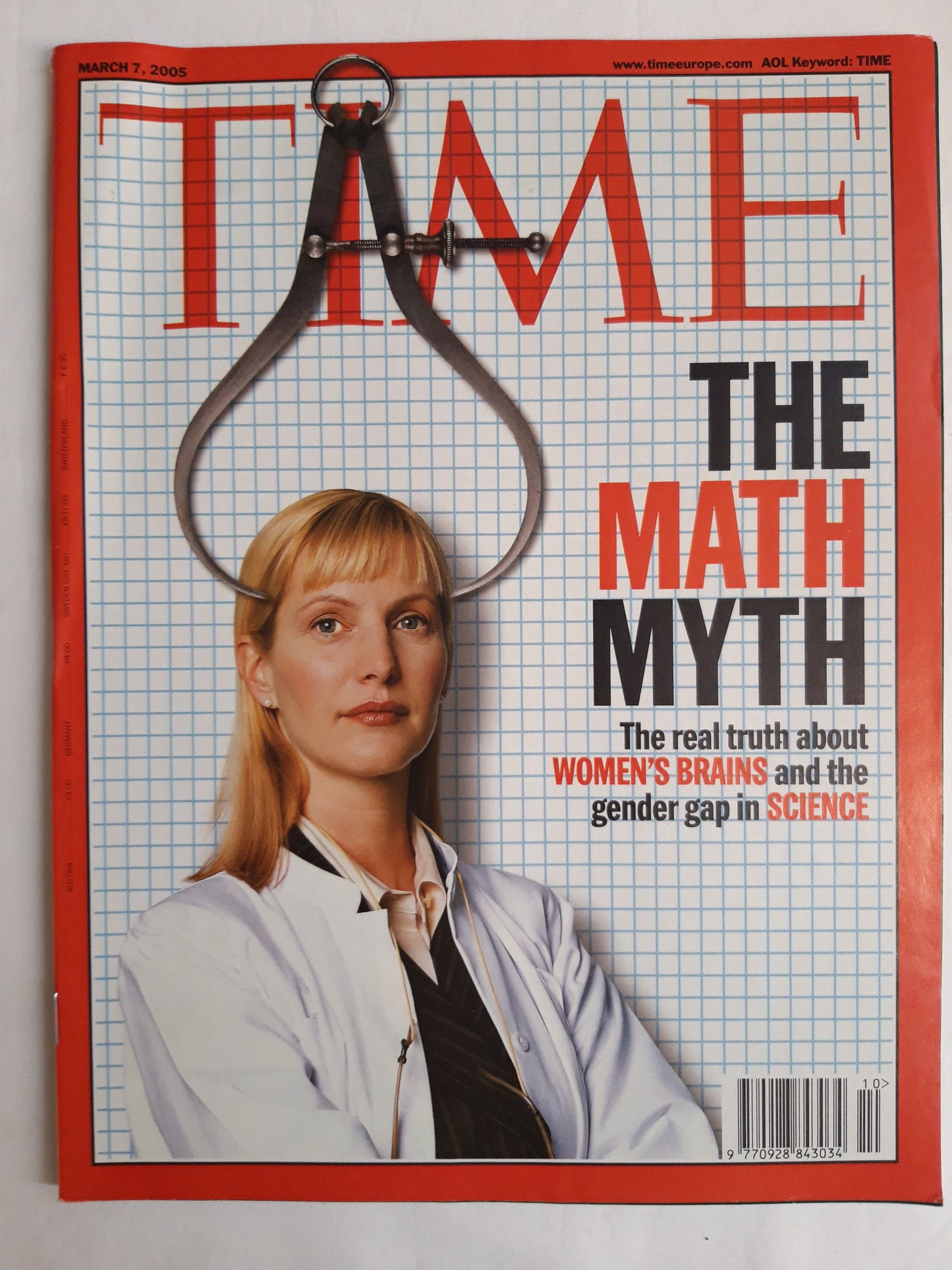 Time magazine The Math Myth Woman`s Brains 07.03.2005 März 2005
