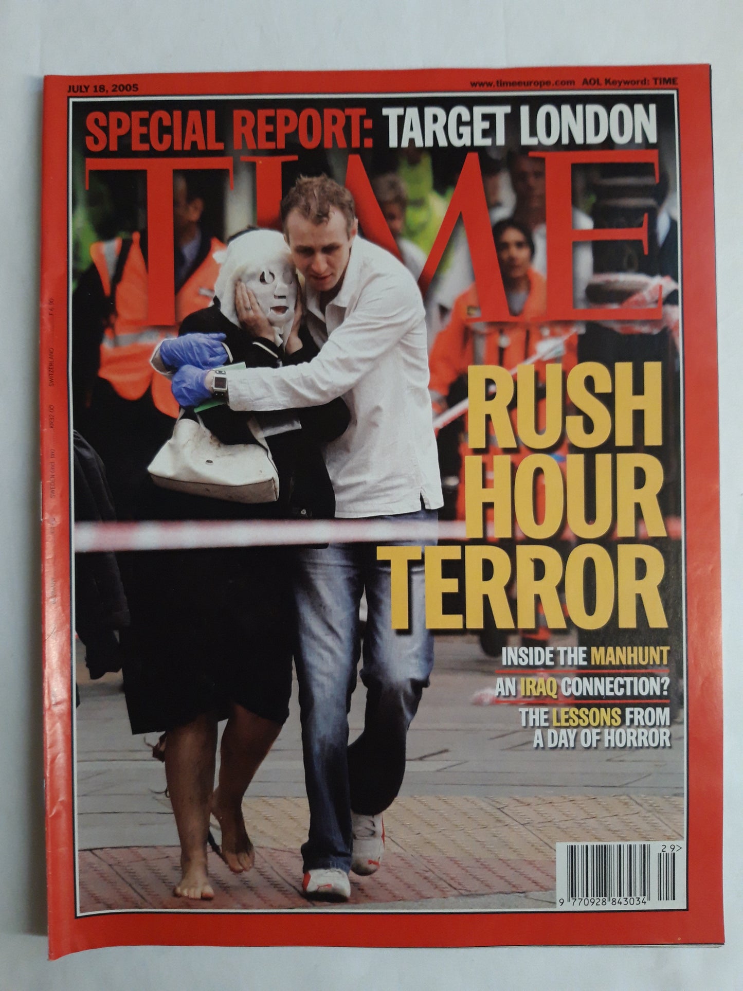Time magazine Rush Hour Terror Target London 18.07.2005 Juli 2005