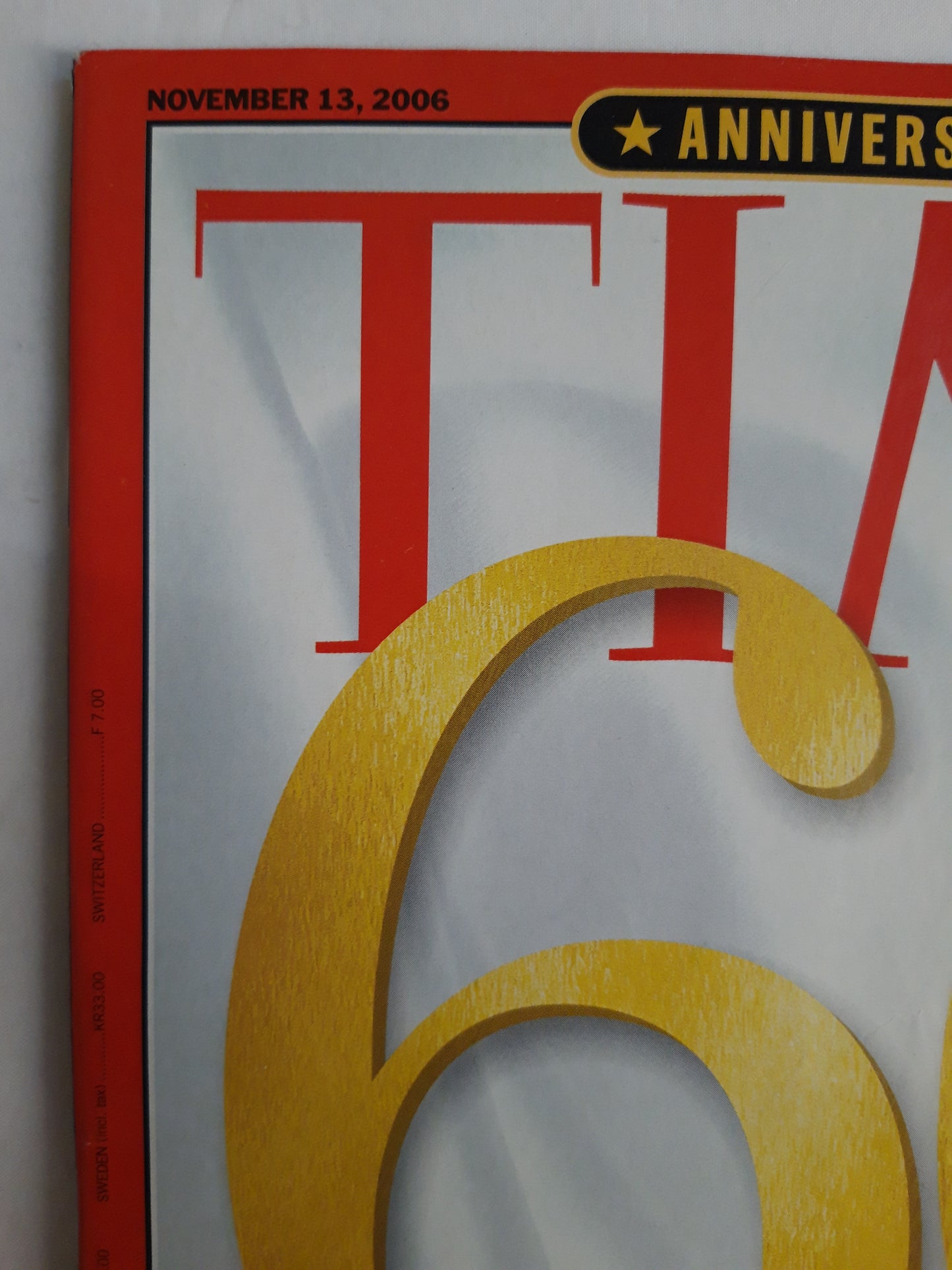 Time magazine Anniversary Issue 60 years of heroes Charles De Gaulle Nelson Mandela 13.11.2006 November 2006