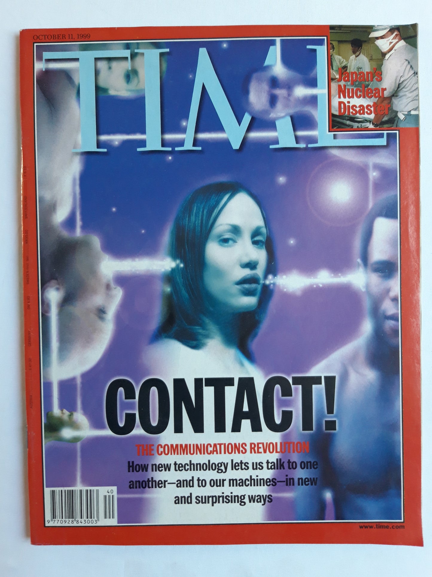 Time magazine Contact! The communicstions Revolution New Technology Machines Japan´s Nuclear Disaster 11.10.1999 Oktober 1999