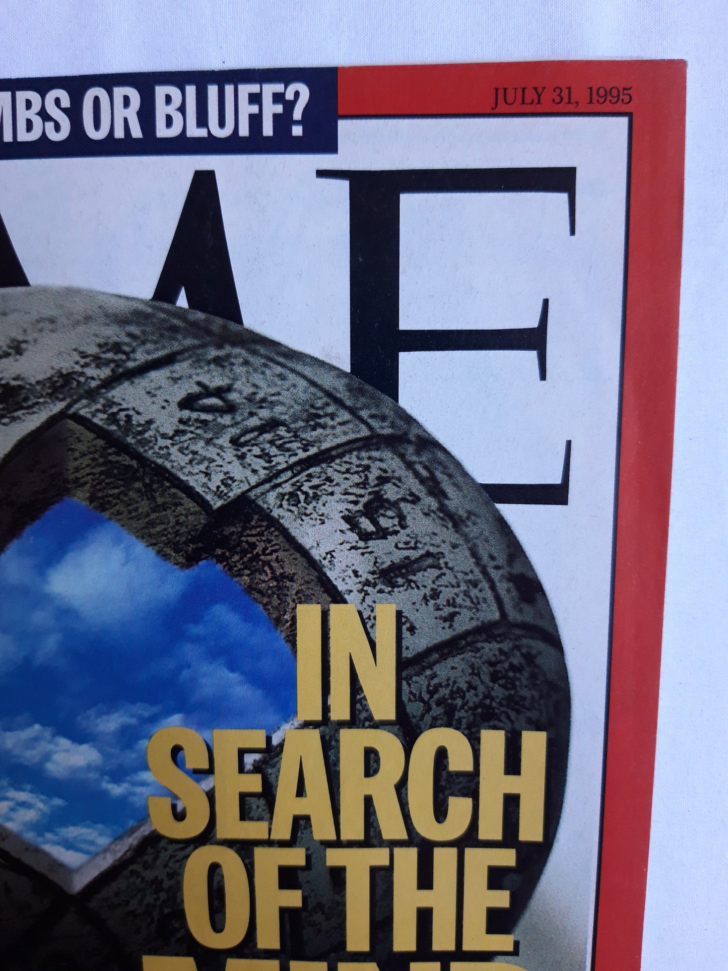 Time magazine In Search of the Mind Bosnia Bombs or Bluff? 31.07.1995 Juli 1995