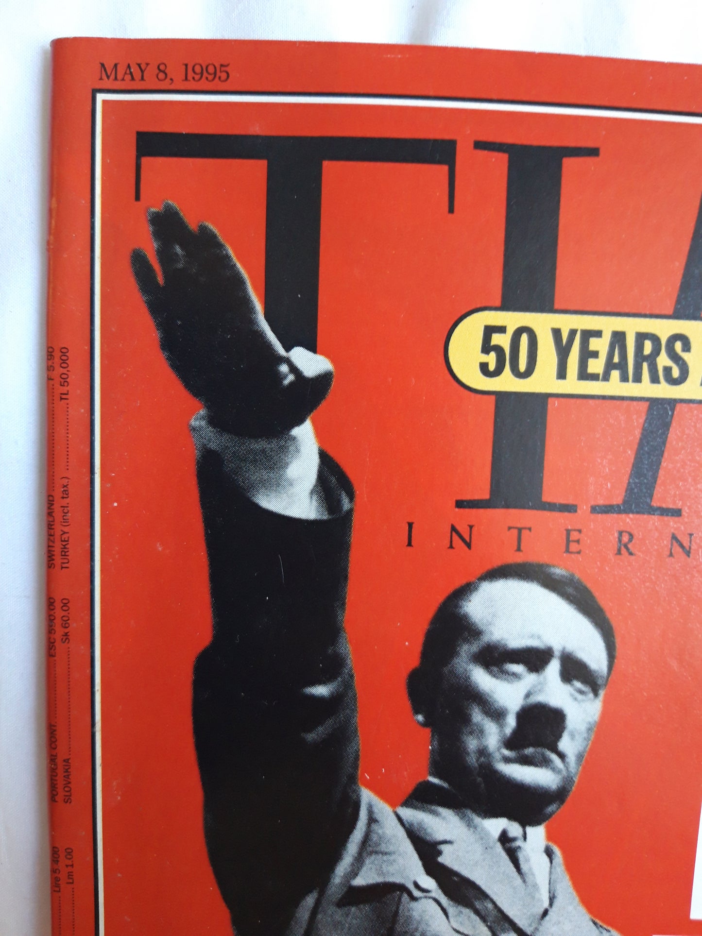 Time magazine 50 Years After V-E Day The Evil That Will Not Die Yeltsin on 1945 And Chechnya Now 08.05.1995