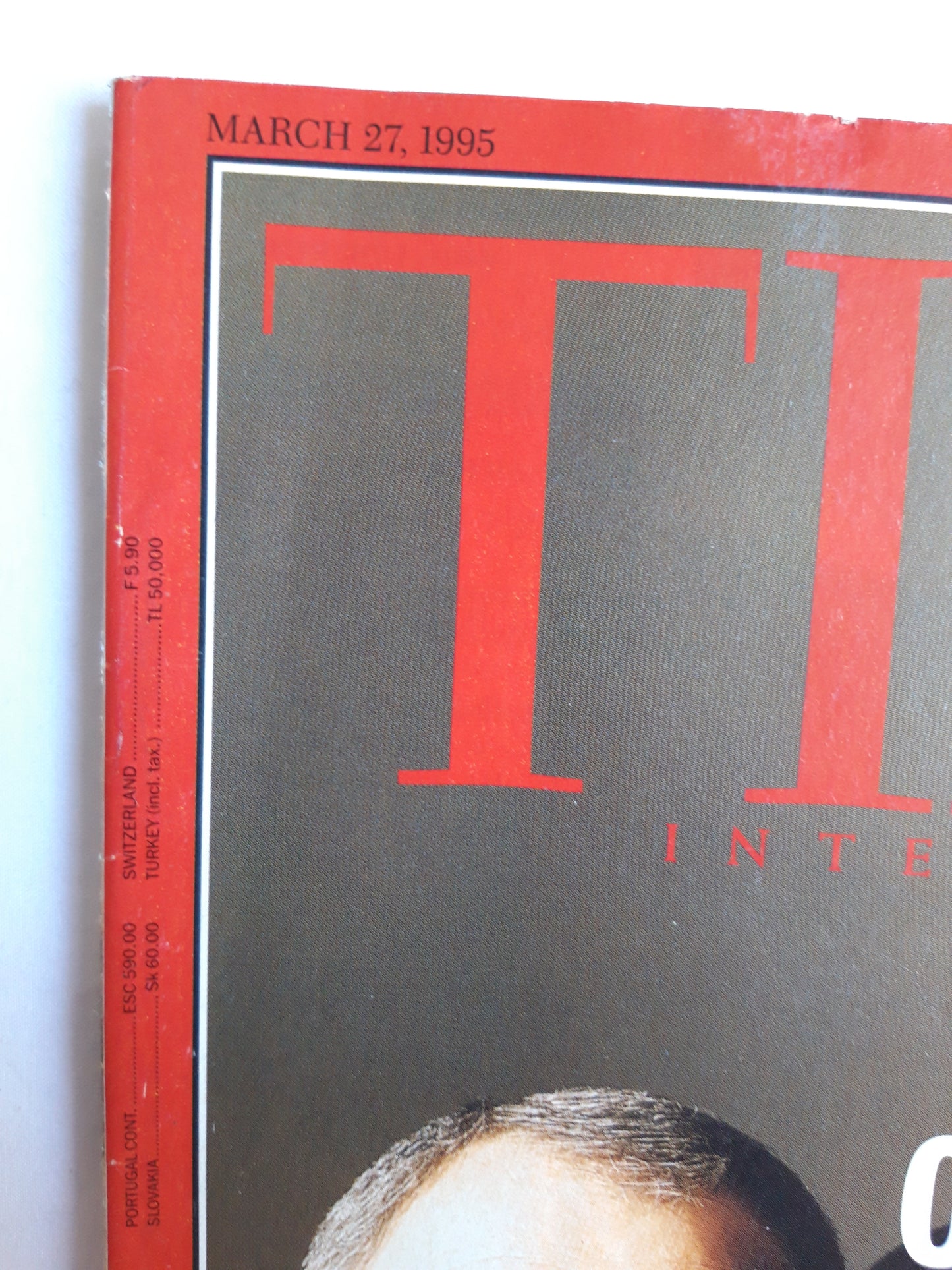 Time magazine on with the Show Jurassic Park, The Lion King Nirvana How to win an Oscar Steven Spielberg David Geffen Jeffrey Katzenberg Tony Blair Gathers Steam 27.03.1995 März 1995