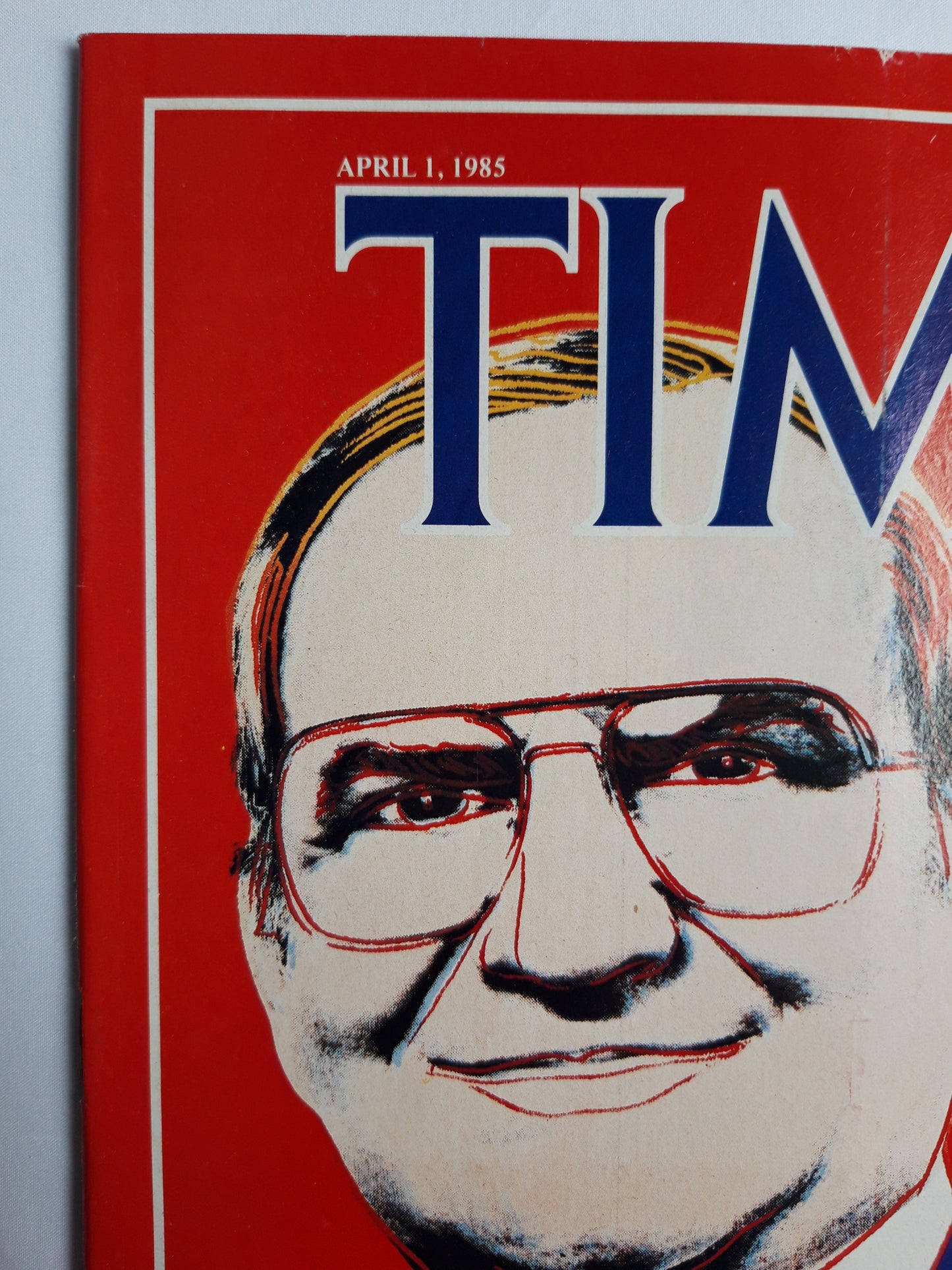 Time magazine I Gotta Tell Ya When He Talks, America Listens Chrysler`s Lee Iacocca World Cup Switzerland`s Sizzling Skiers 01.04.1985 April 1985 No.13