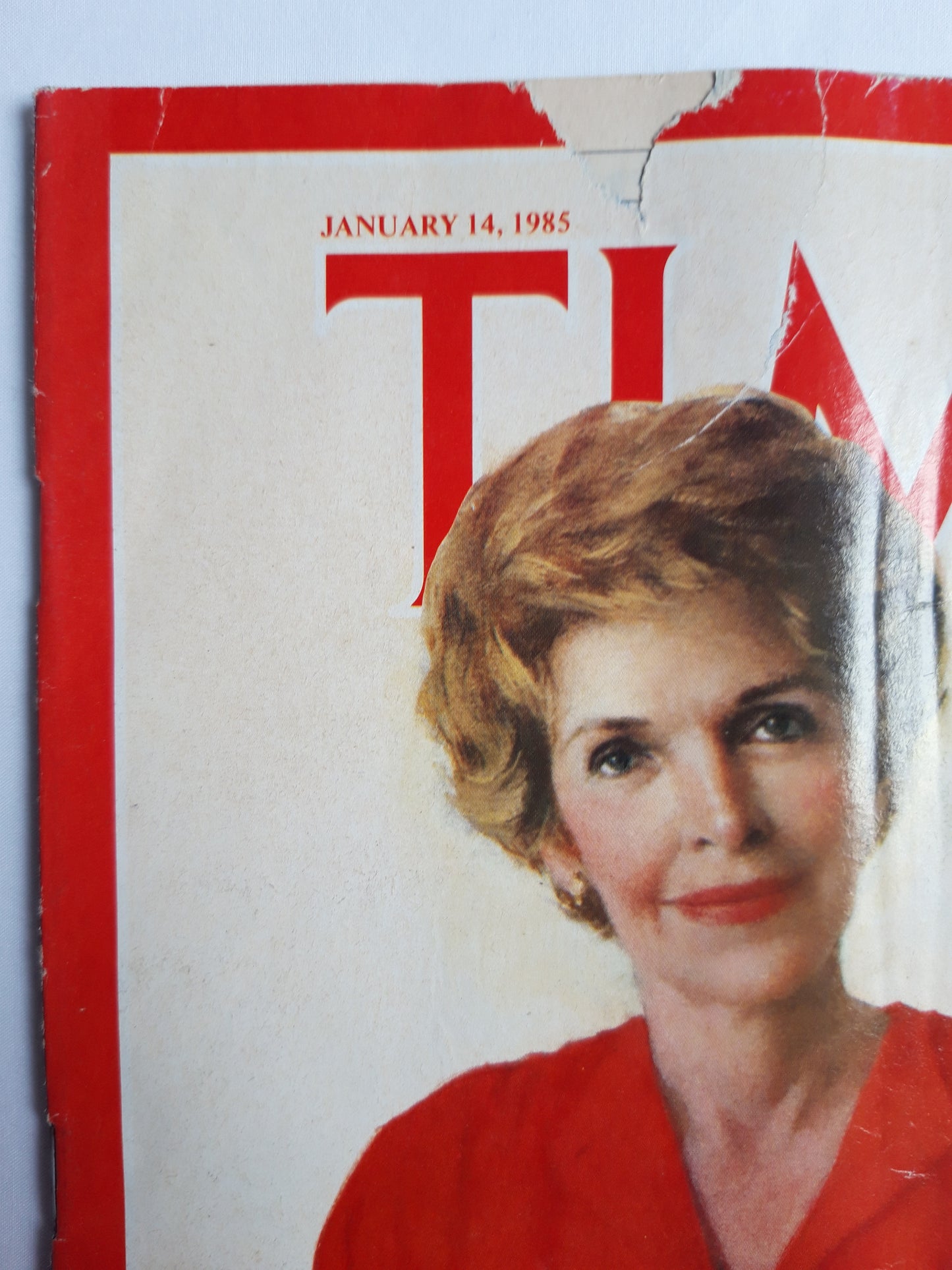 Time magazine White House Co-Star Nancy Reagan`s Growing Role Rajiv Gandhi A New Face For India 14.01.1985 Januar 1985 No.2