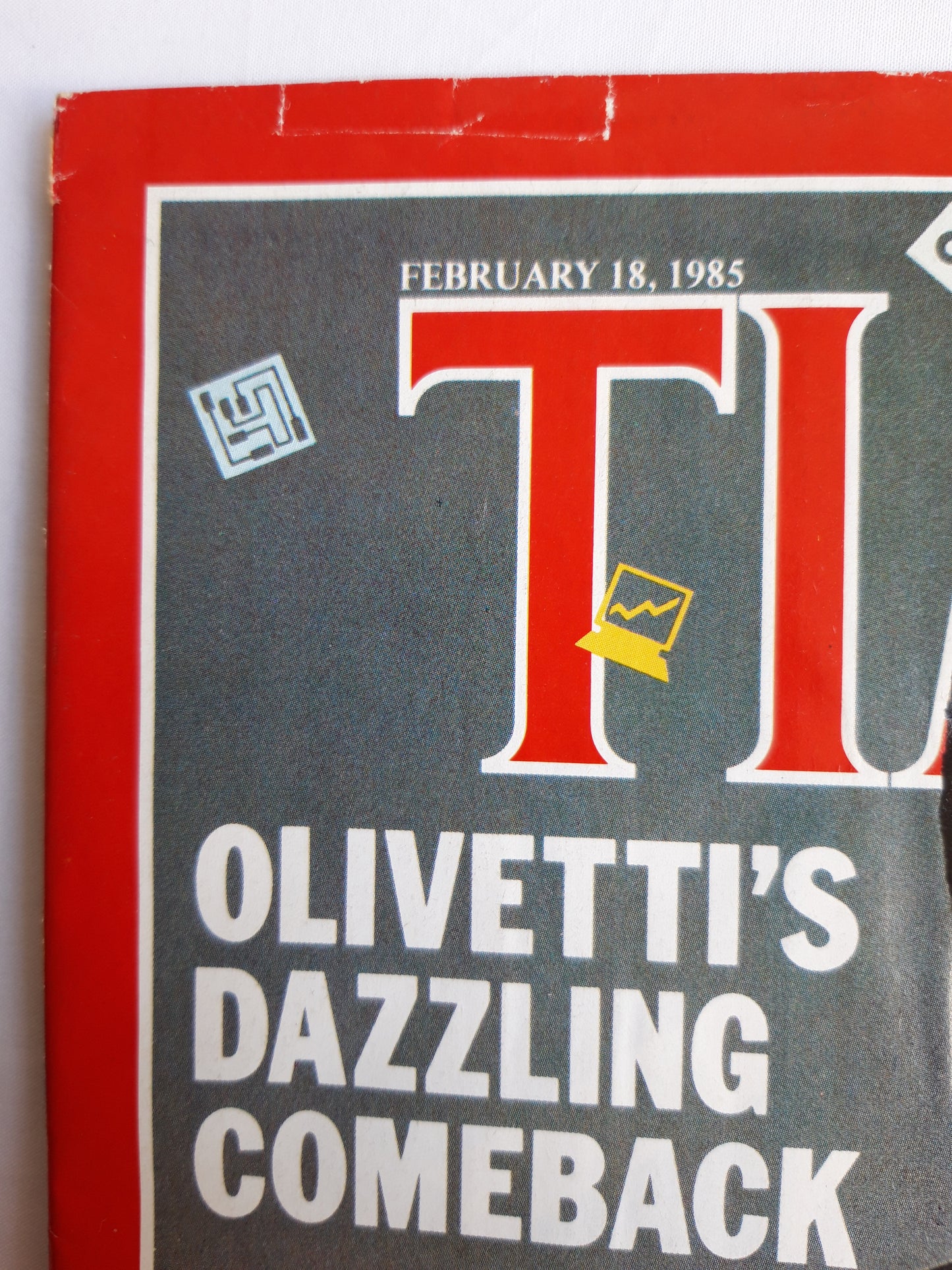 Time magazine Chairman Carlo De Benedetti Olivetti Breaking with Moscow 18.02.1985 Februar 1985 No.7