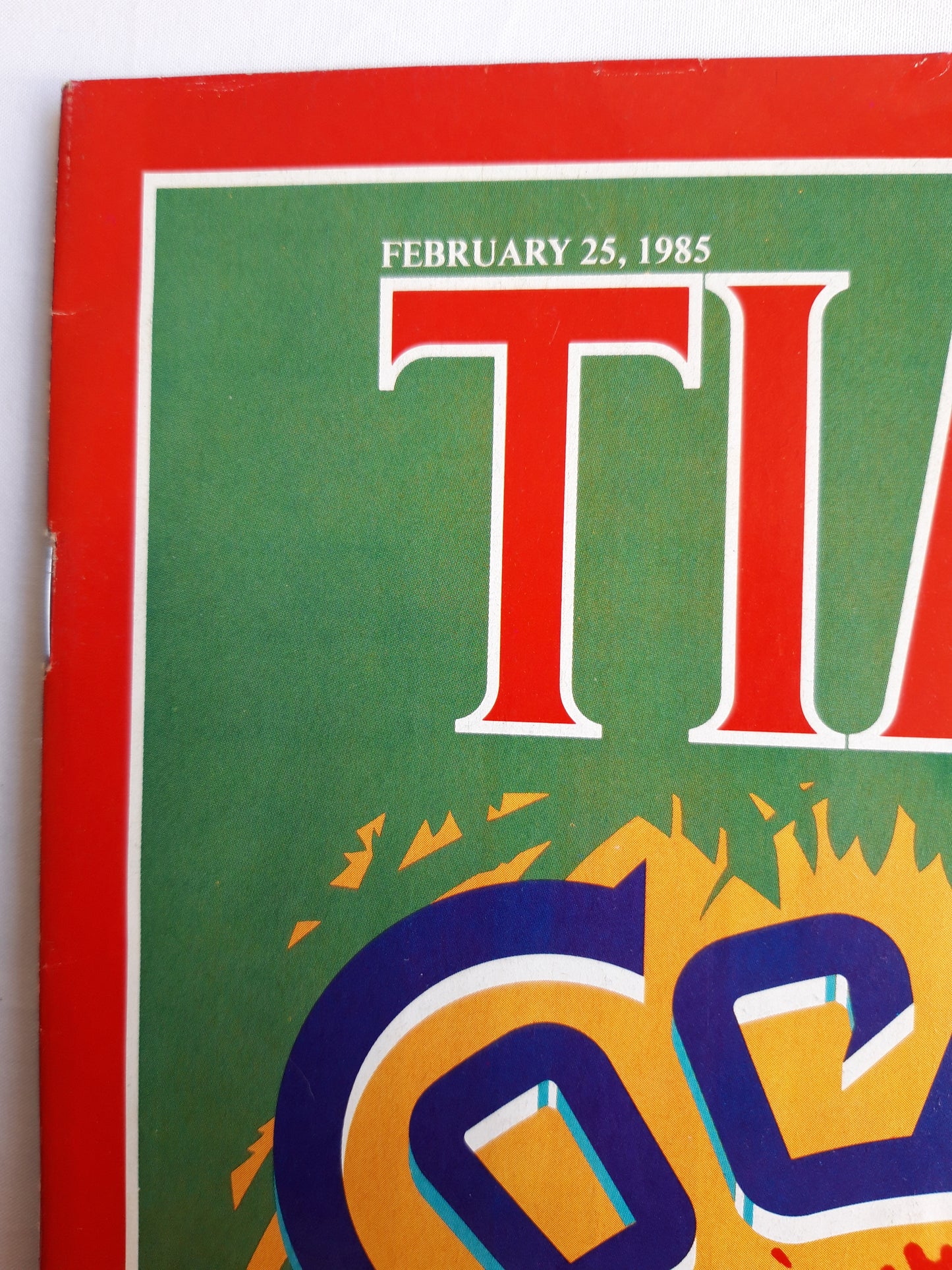 Time Magazine Cocaine Wars South America`s Bloody Business The Soaring Dollar 25.02.1985 25. Februar 1985 No.8
