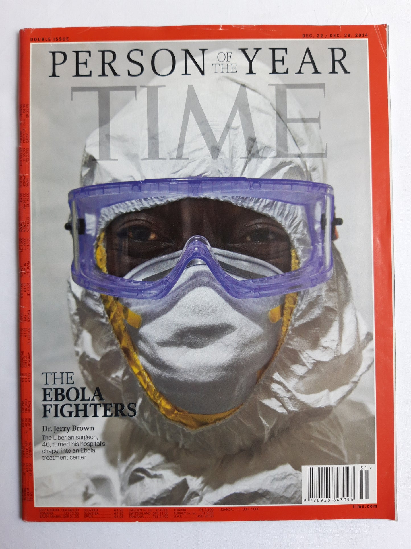 Time magazine Person of the Year The Ebola Fighters 22./29.12.2014 Dezember 2014