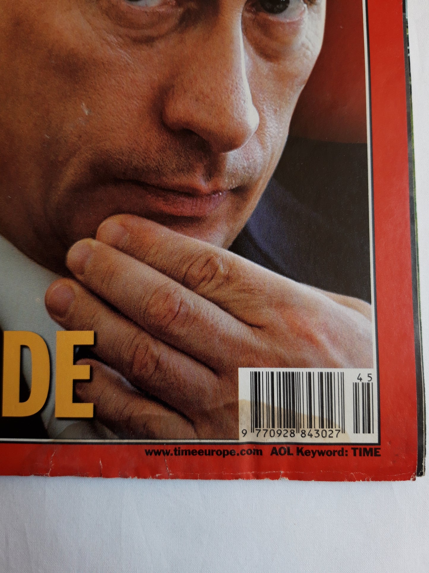 Time magazine Vladimir Putin Hello, comrade Kremlin Russia`s President 10.11.2003 November 2003