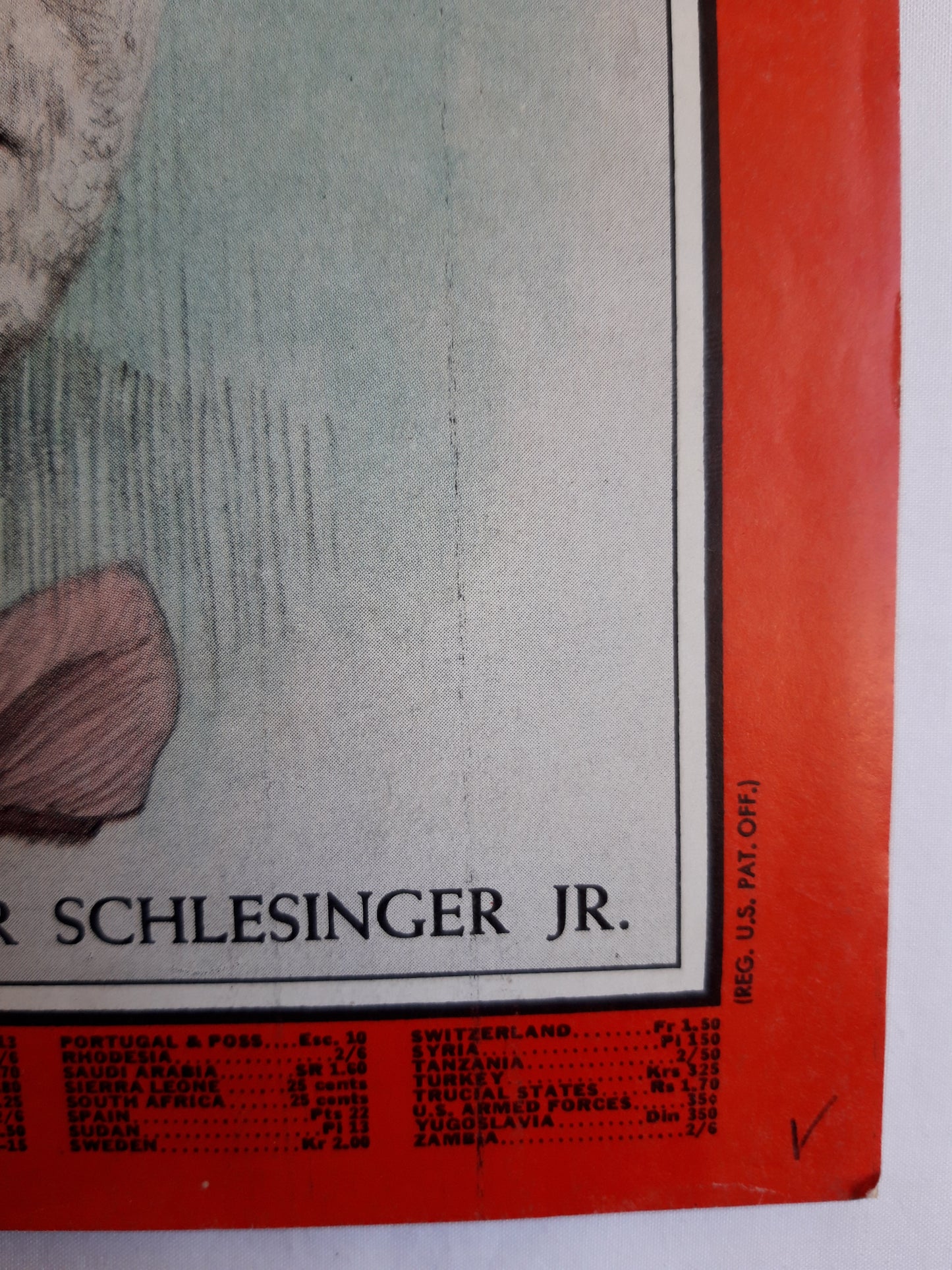 Time magazine Arthur Schlesinger Jr. The Historian as Participant And Vice Versa 17.12.1965 Dezember December 1965