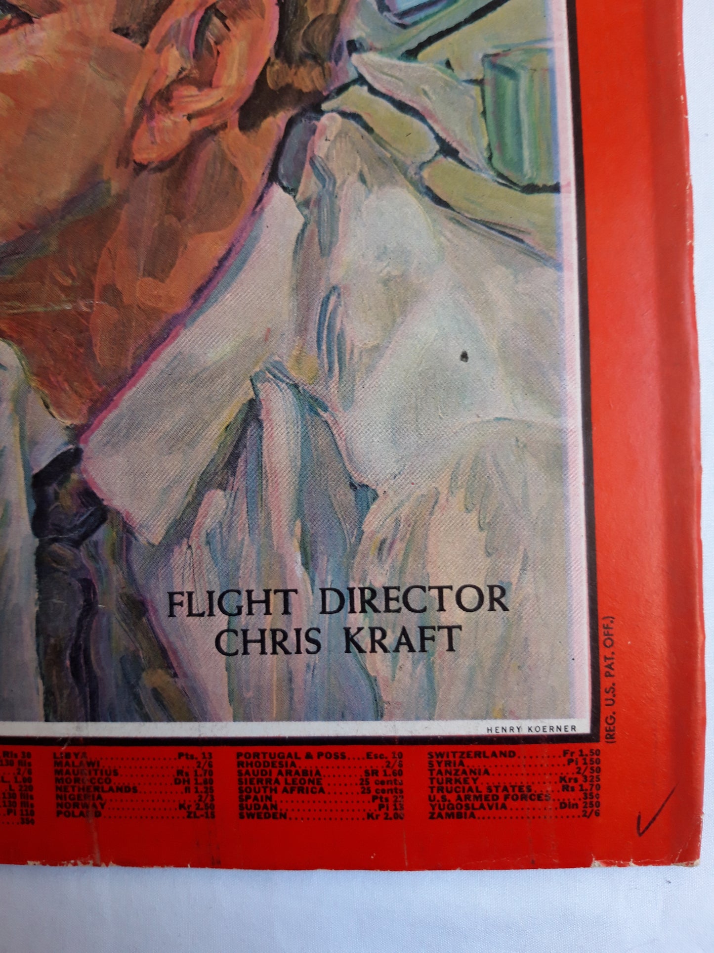 Time magazine Flight Director Chris Kraft 27.08.1965 August 1965