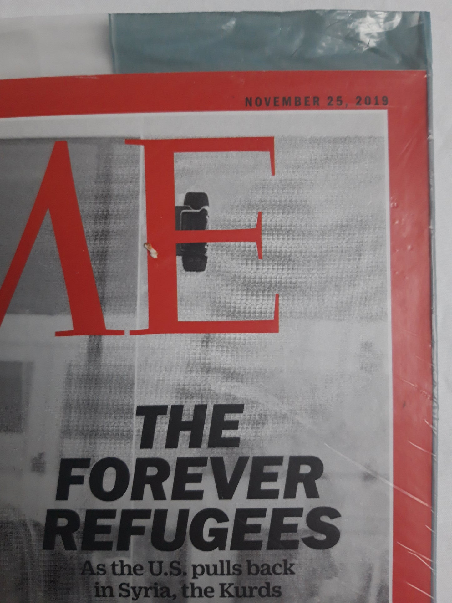 Time magazine The forever refugees Syria original package OP OVP Originalverpackung 26.11.2019 November 2019