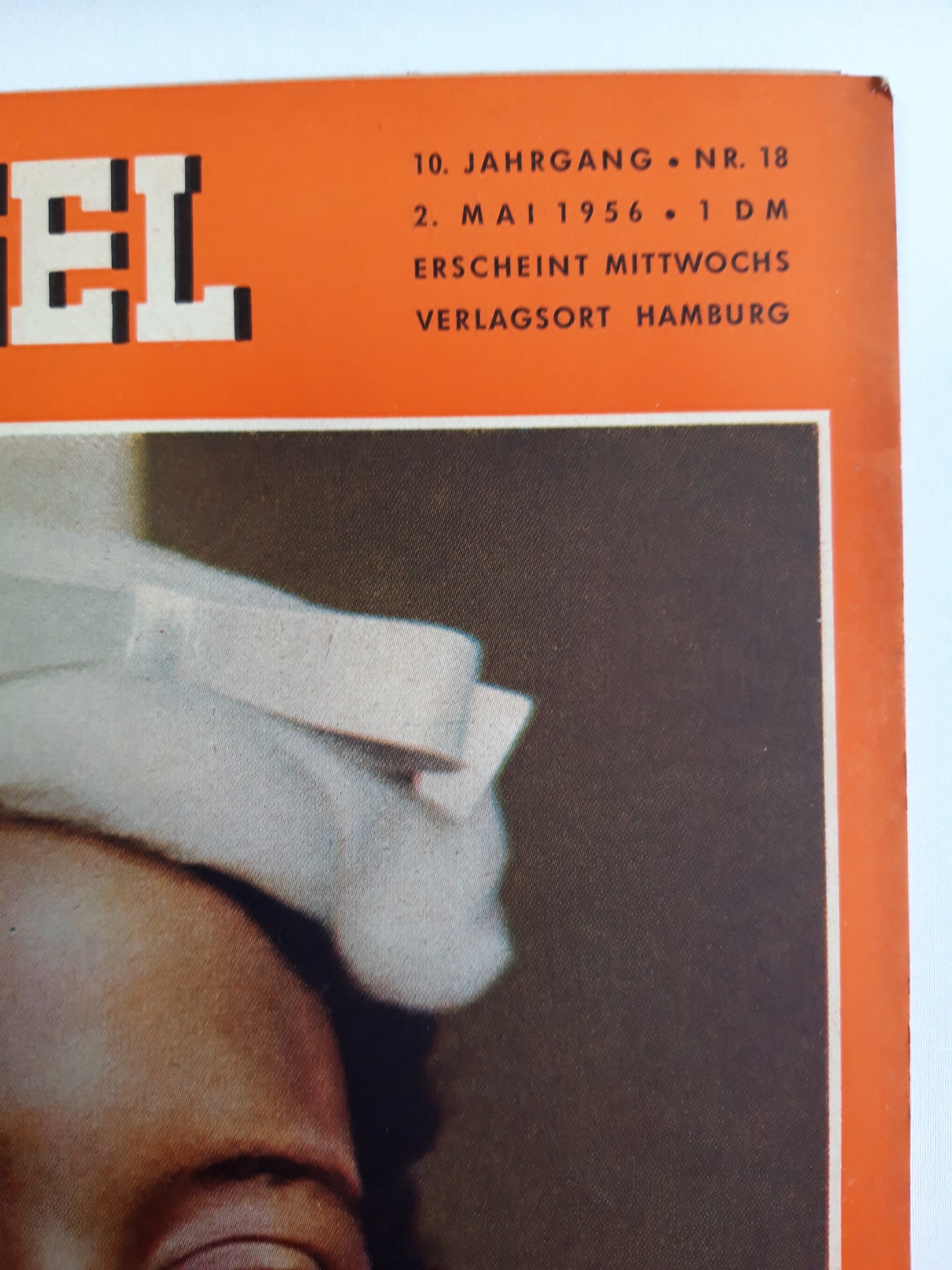 Der Spiegel Die Qual der Schwarzen Haut Rassenkampf in Amerikas Süden Studentin Autherine Lucy No. 18 02.05.1956 Mai May 1956