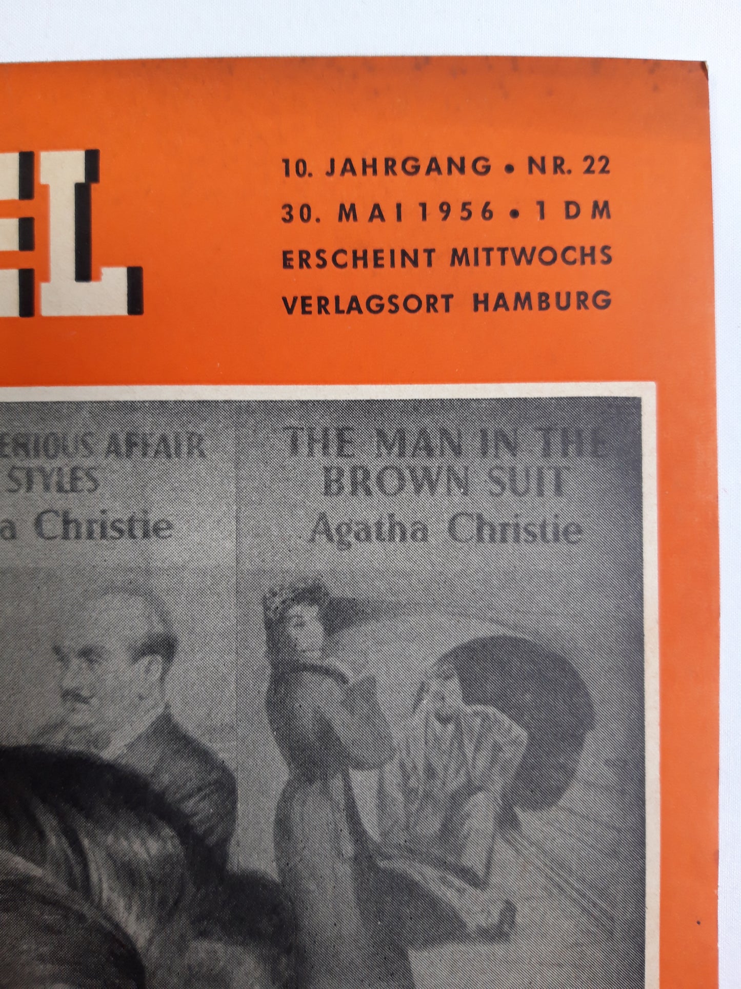 Der Spiegel Klassikerin des Nervenkitzels Kriminalschriftstellerin Agatha Christie No. 22 30.05.1956 Mai May 1956