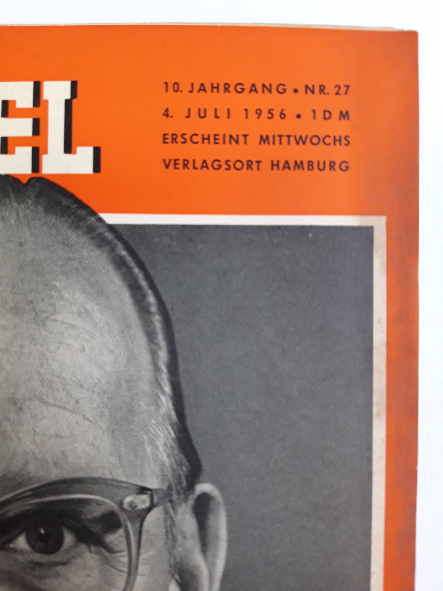 Der Spiegel Schwert ohne Schild Inspekteur der Bundeswehr Generalleutnant Speidel No. 27 04.07.1956 Juli July 1956