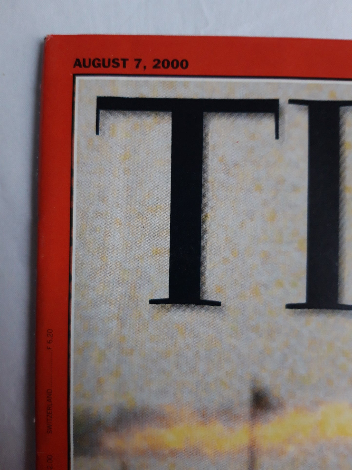 Time magazine Tragedy The first Concorde crash 25.07.2000 07.08.2000 August 2000
