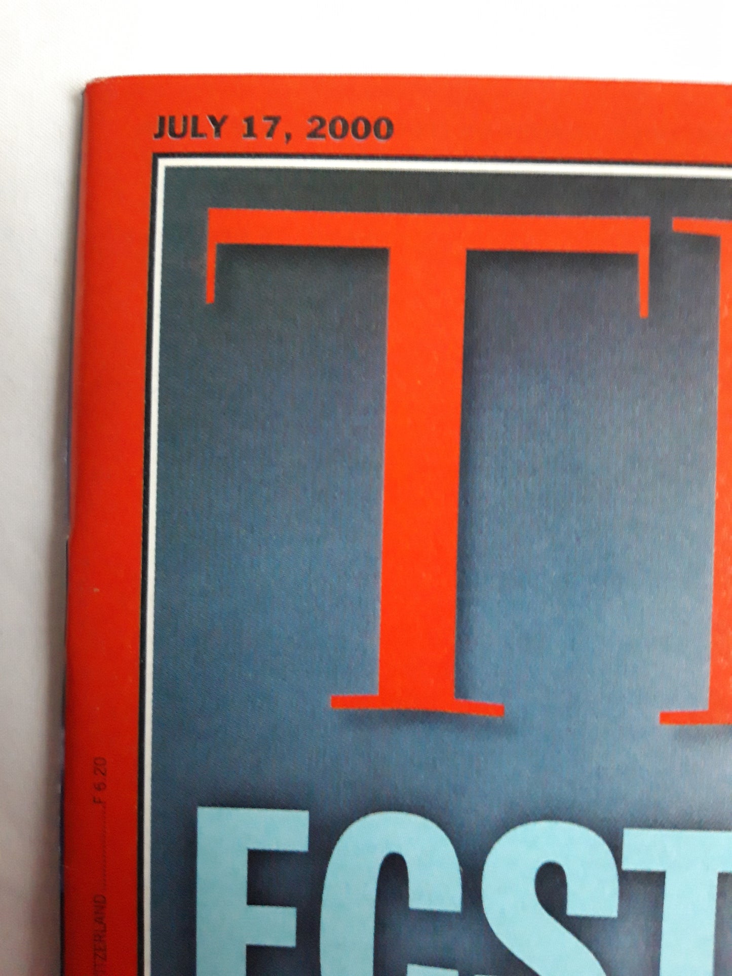 Time magazine Ecstasy What it does to your brain Africa`s AIDS plague New serie the innovators 17.07.2000 July Juli 2000