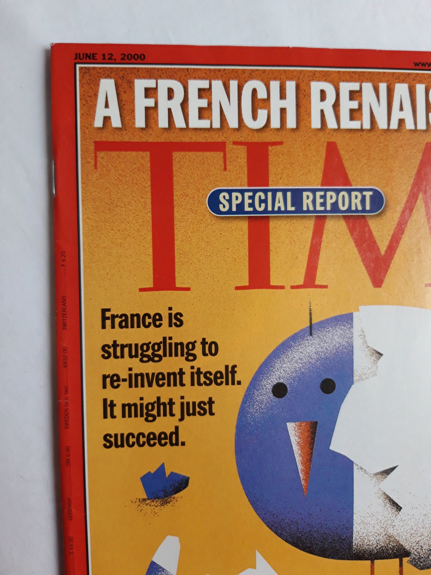 Time magazine A french renaissance France is struggling to re-invent itself Iran exclusive Khatami v. the islamic hardliners 12.06.2000 Juni 2000