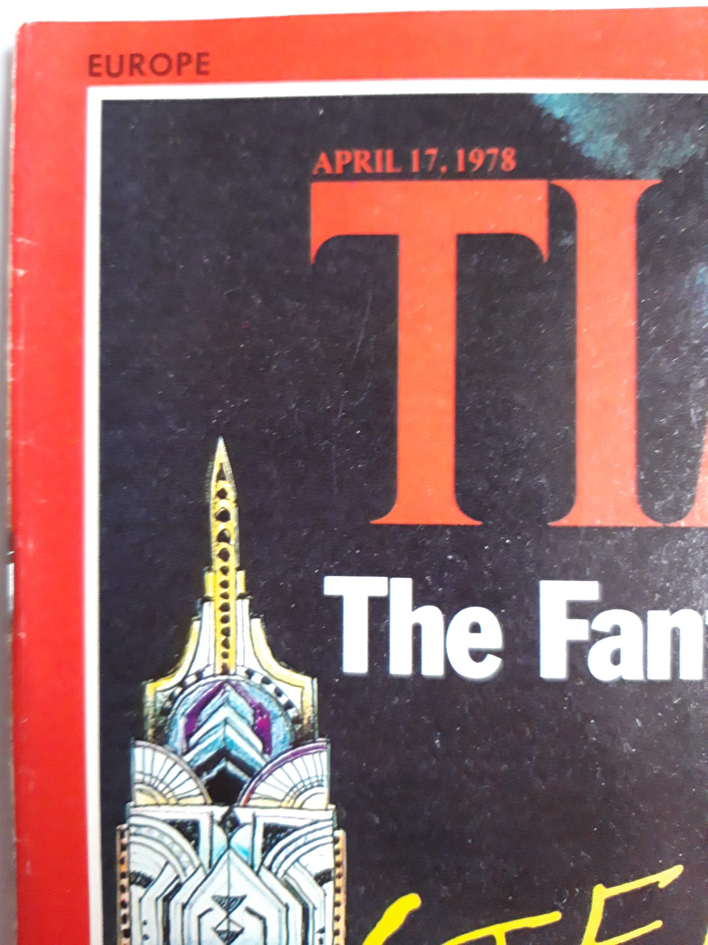 Time magazine The Fantastic World of Steinberg Furor Over The Neutron Bomb 17.04.1978 April 1978
