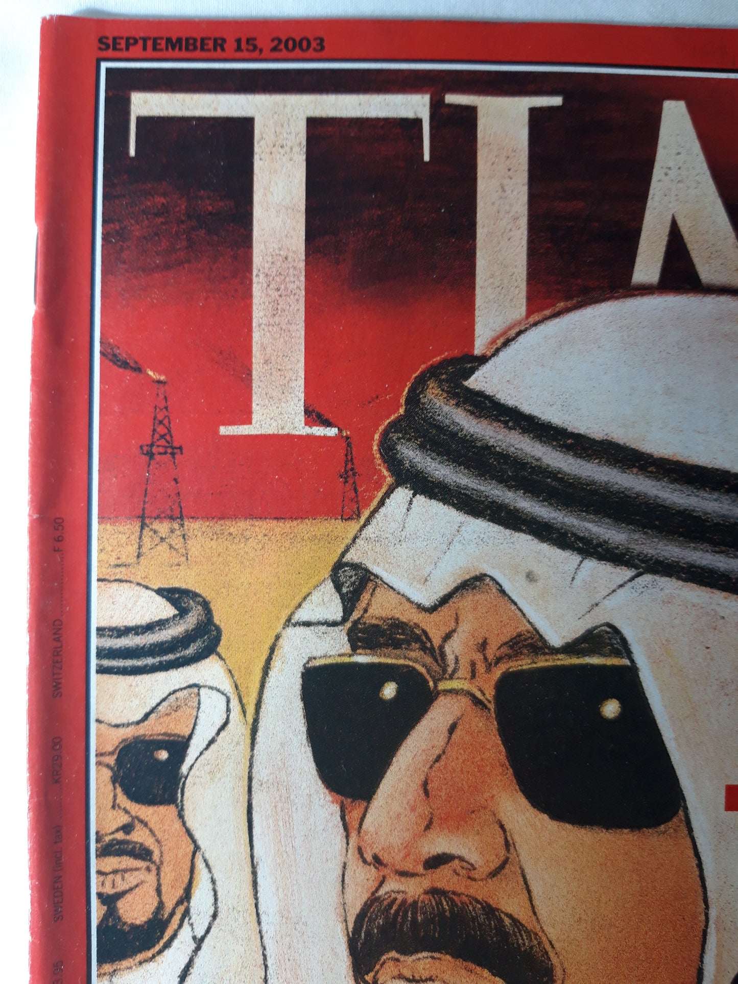 Time magazine The Saudis Special report The legacy of 09/11 15.09.2003 September 2003