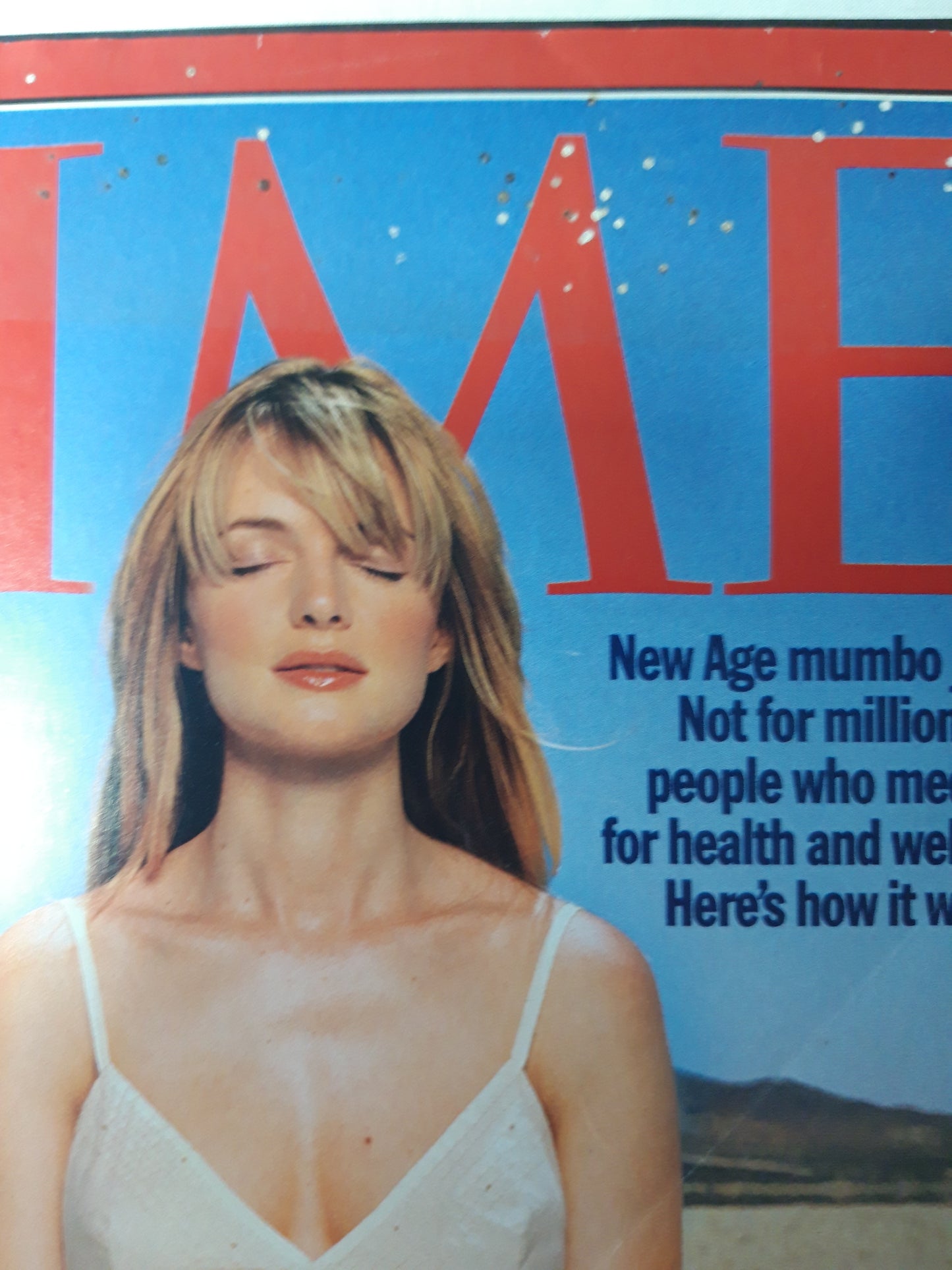 Time magazine The science of meditation New Age mumbo jumbo? Actress Heather Graham Transcendental Meditation 27.10.2003 October Oktober 2003