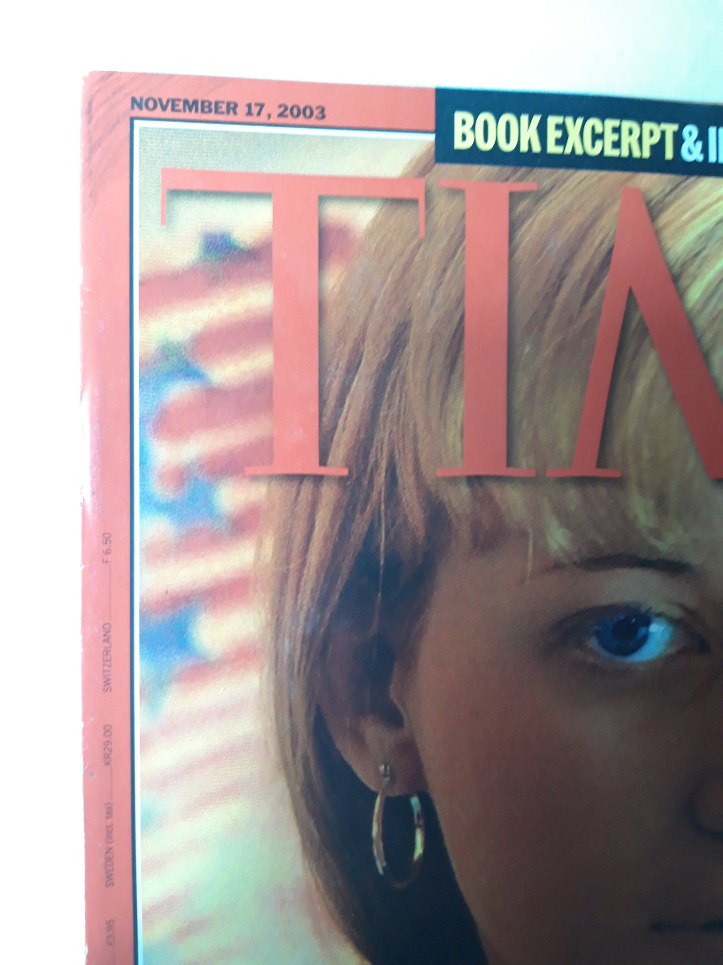 Time magazine The real story of Jessica Lynch I am not a hero Book expert&interview 17.11.2003 November 2003