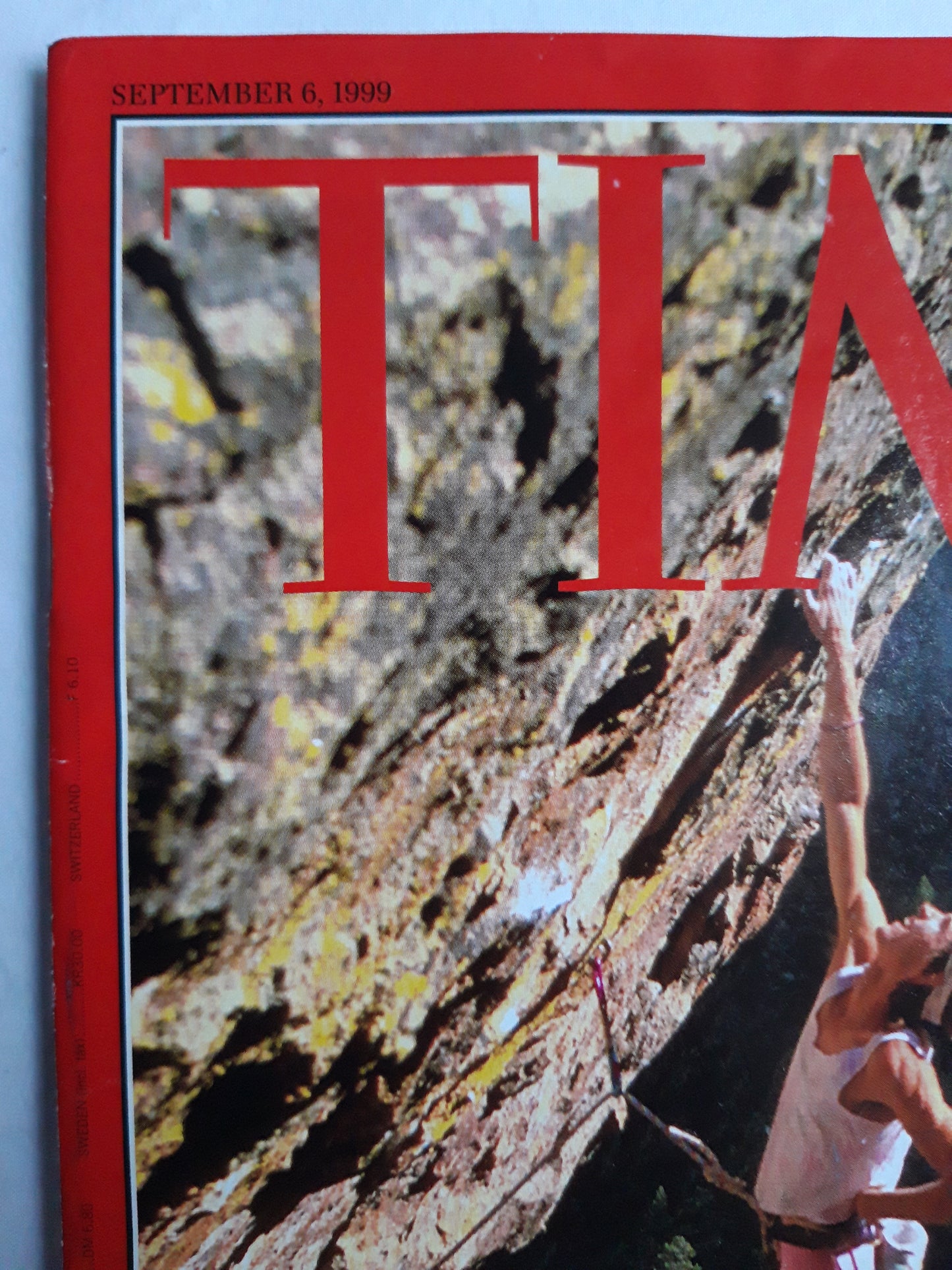 Time magazine Why We Take Risks From extreme Sports to Unprotected Sex Turkey`s Aftershok East Timor Terror 06.09.1999 September 1999