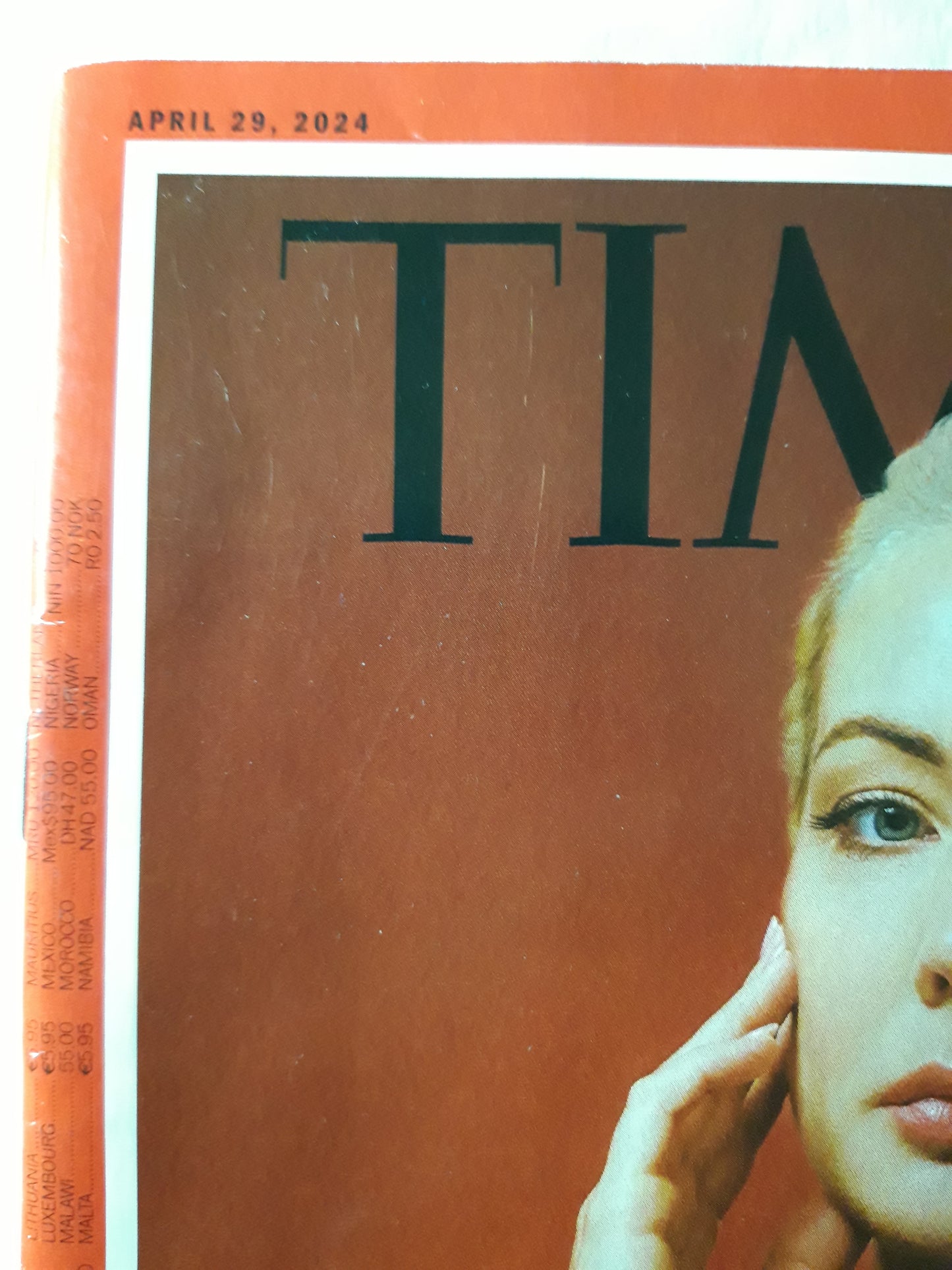 Time magazine Yulia Navalnaya The world`s most influental people Kylie Minogue Jensen Huang Dev Patel Burna Boy 29.04.2024 April 2024