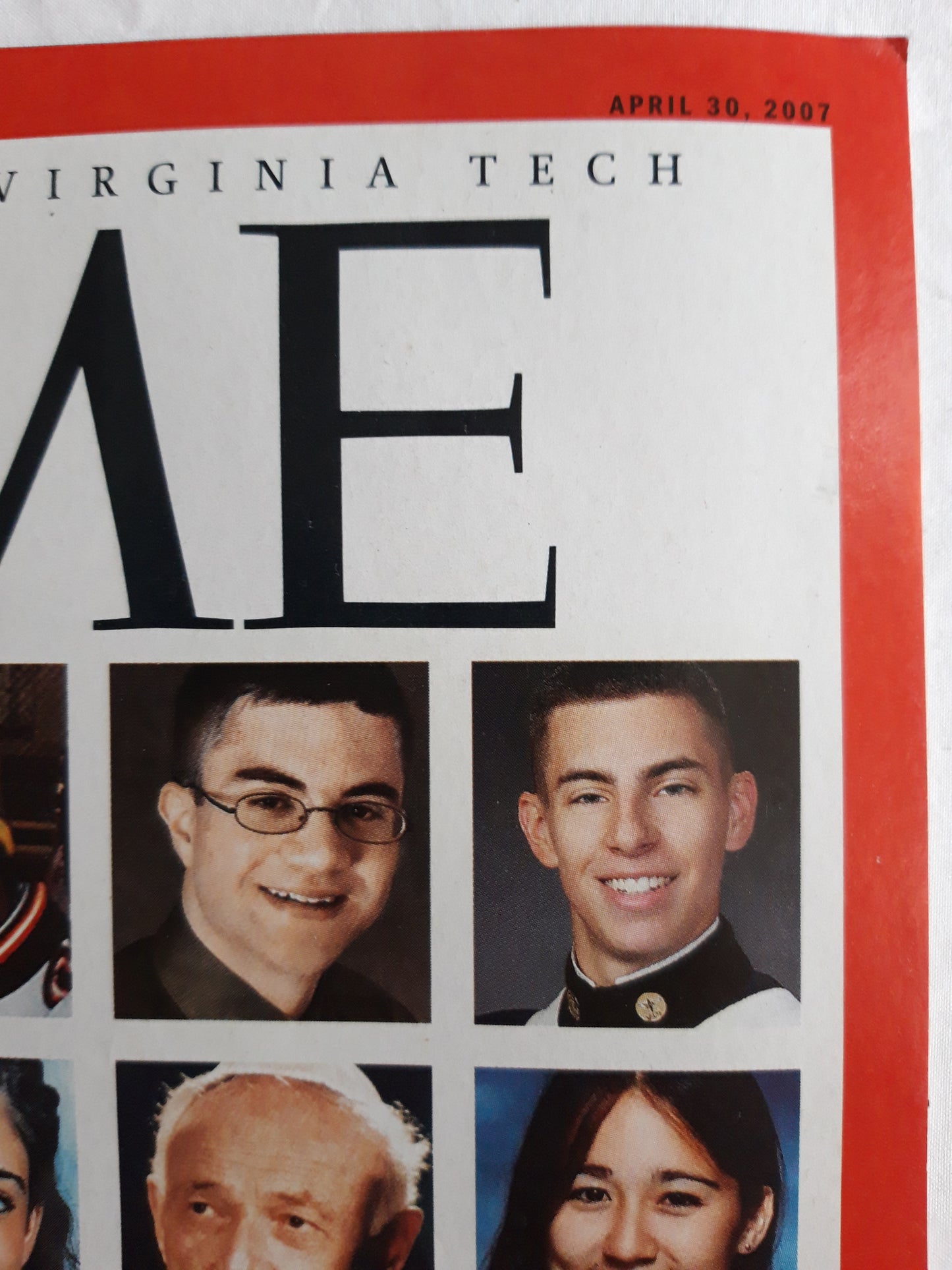 Time magazine Special report: Virginia Tech Trying to make sense of Massacre 30.04.2007 Apri 2026